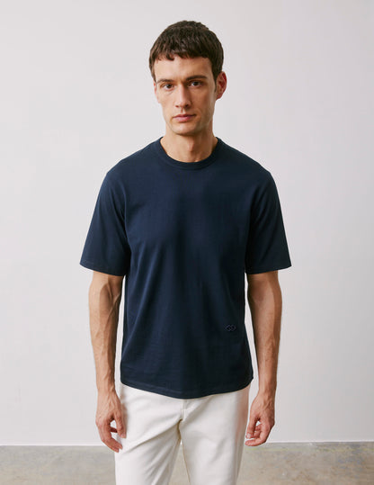 Marcel navy Supima cotton T-shirt