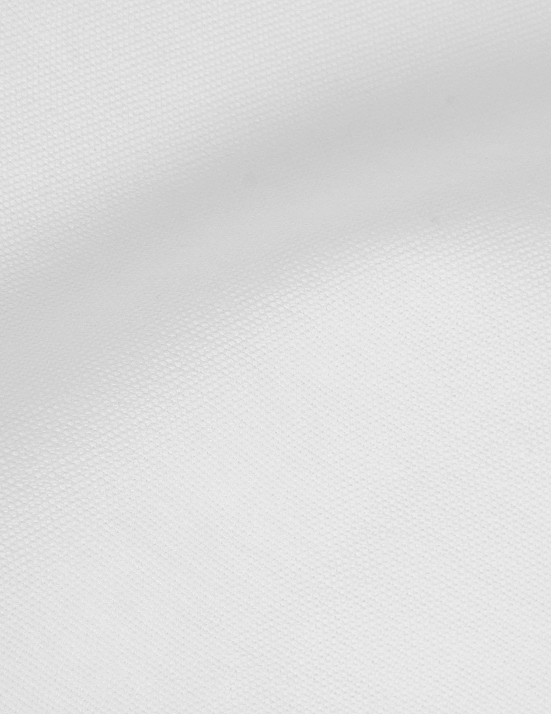 Unisex White "Je t'aime" shirt - Oxford - Figaret Collar