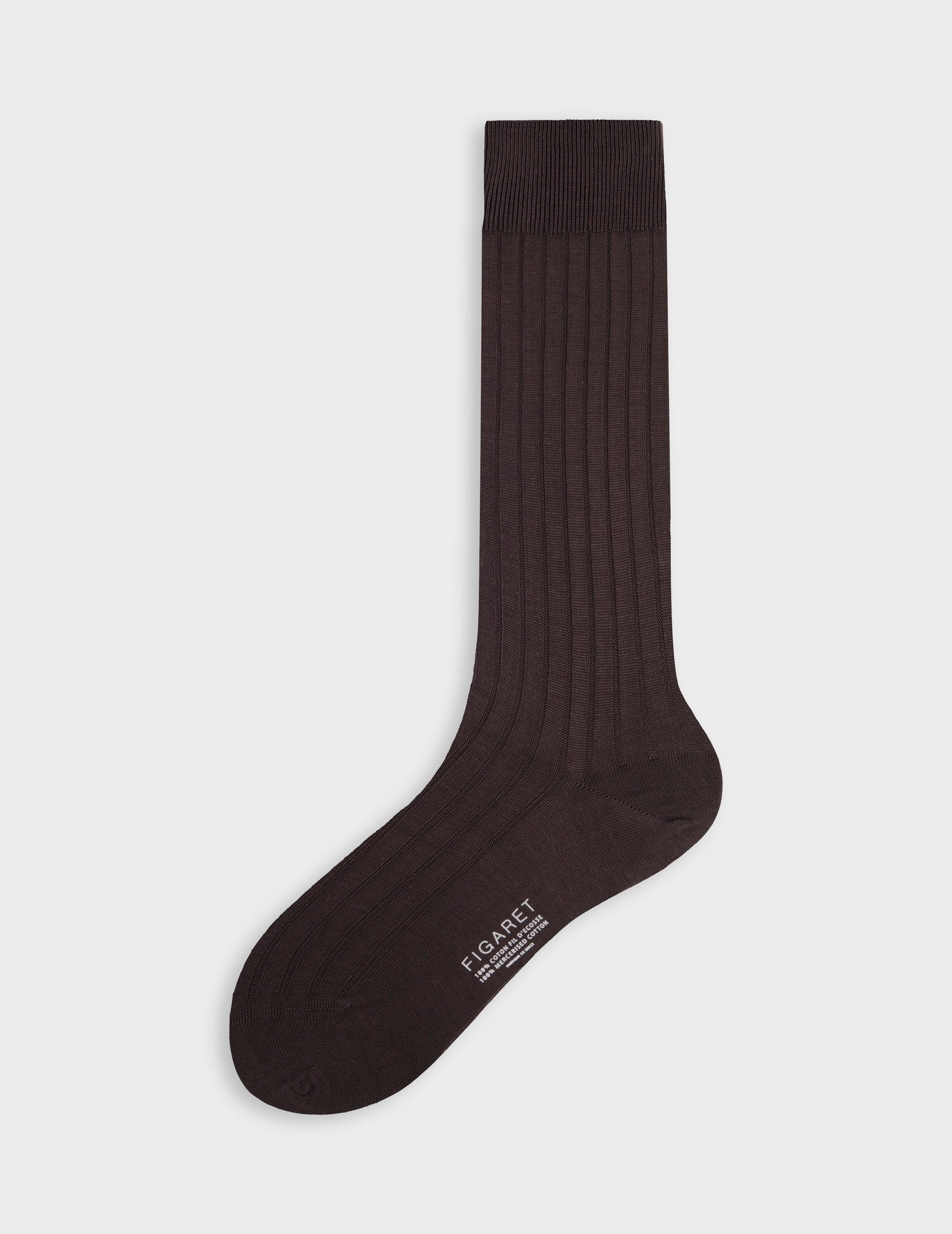 Brown double scottish lisle thead socks