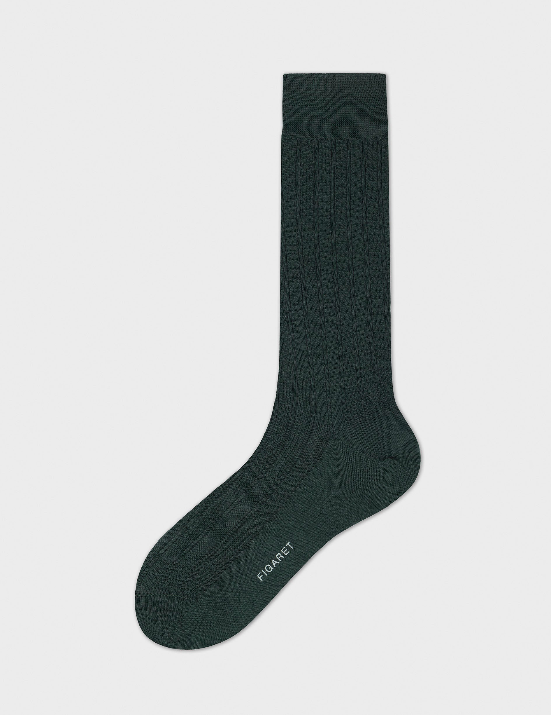 Green wool socks