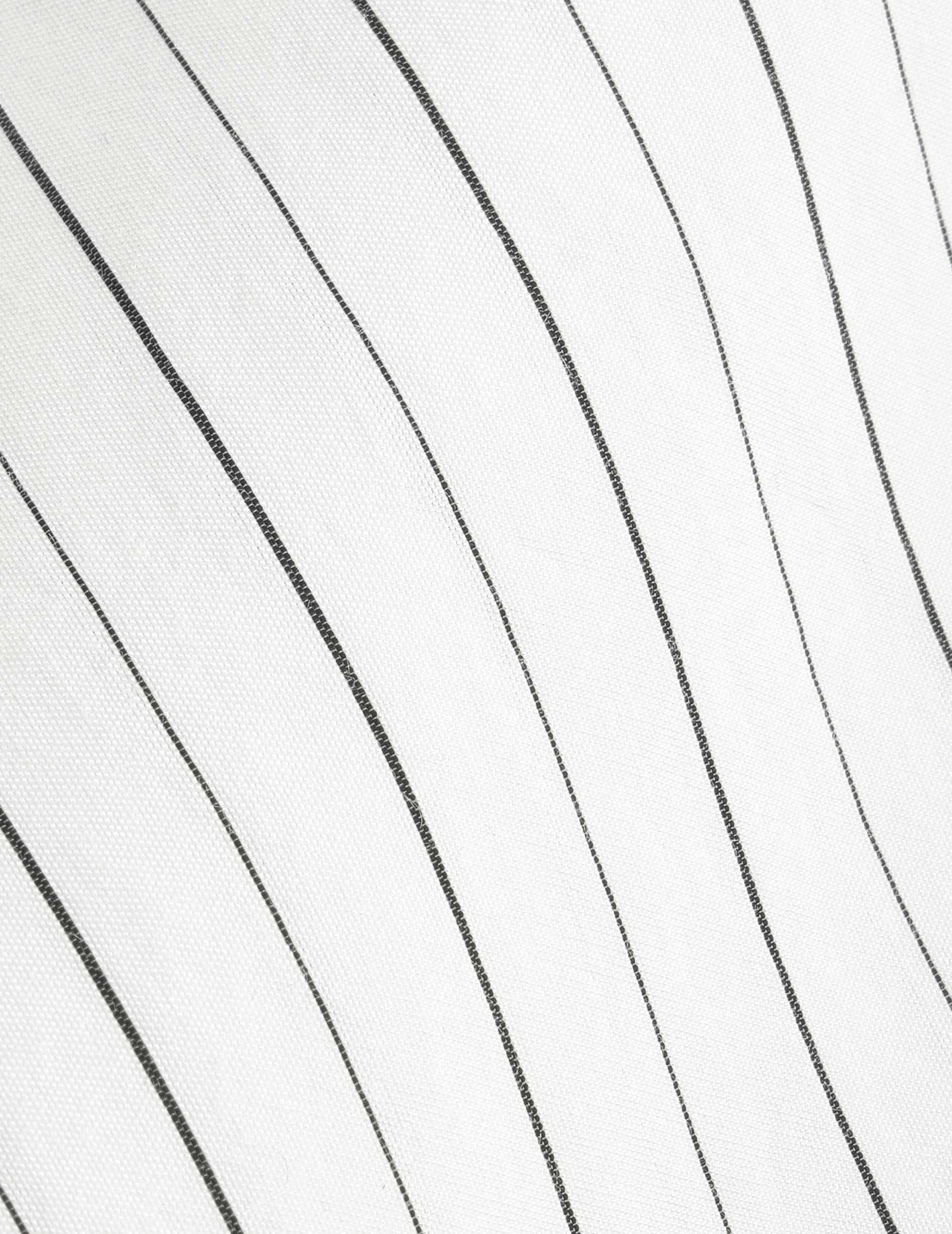 Ambre black striped shirt - Canvas - Shirt Collar