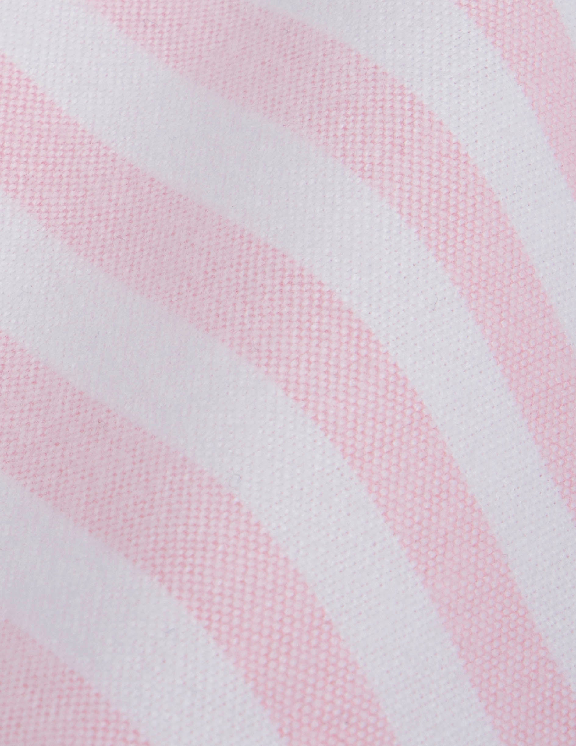 Charlotte pink striped Fun shirt - Scratch oxford - Shirt Collar