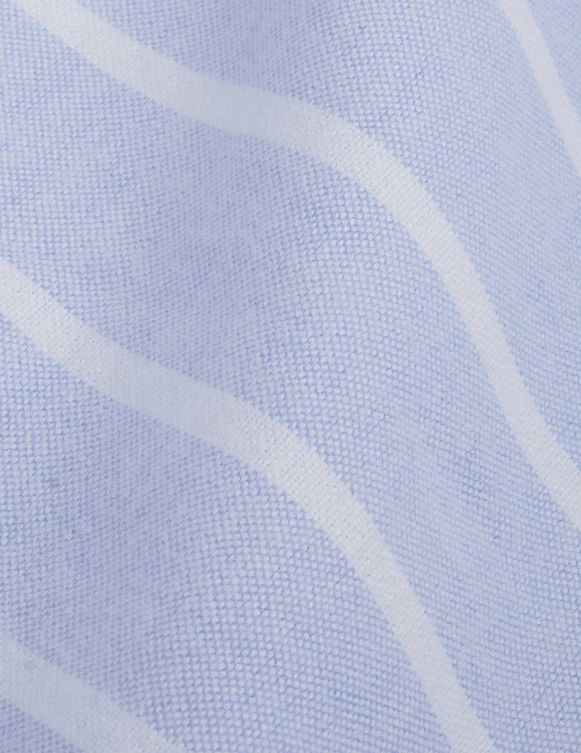 Lizandra blue striped oversized shirt - Scratch oxford - Shirt Collar