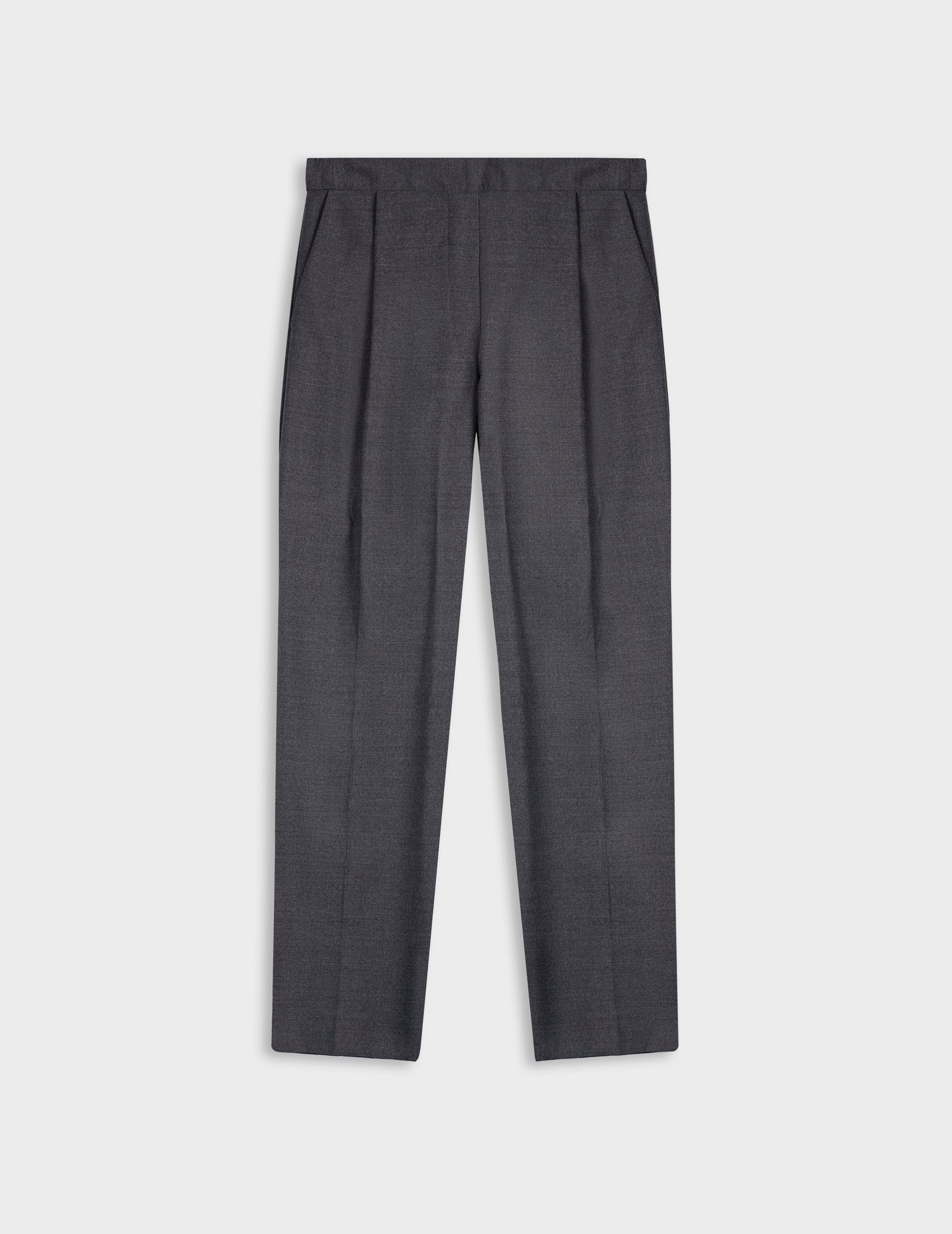 Molly gray virgin wool pants