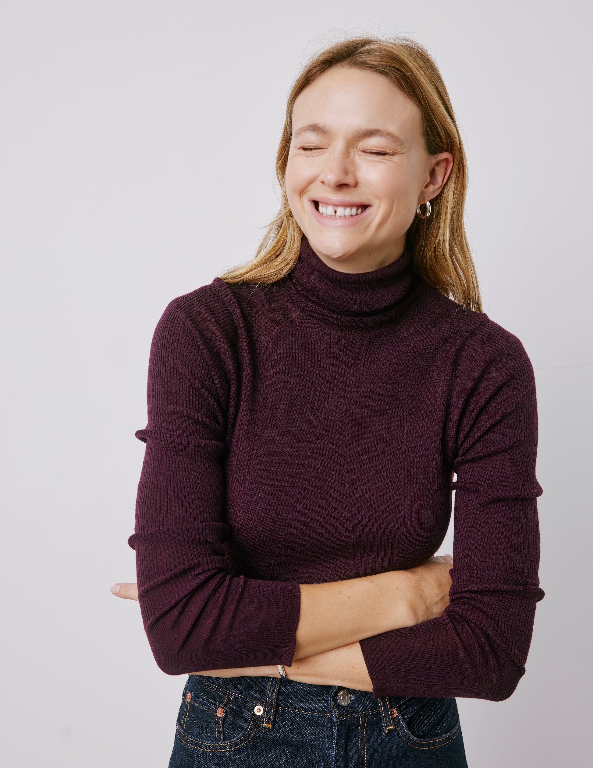 Masha burgundy wool sweater