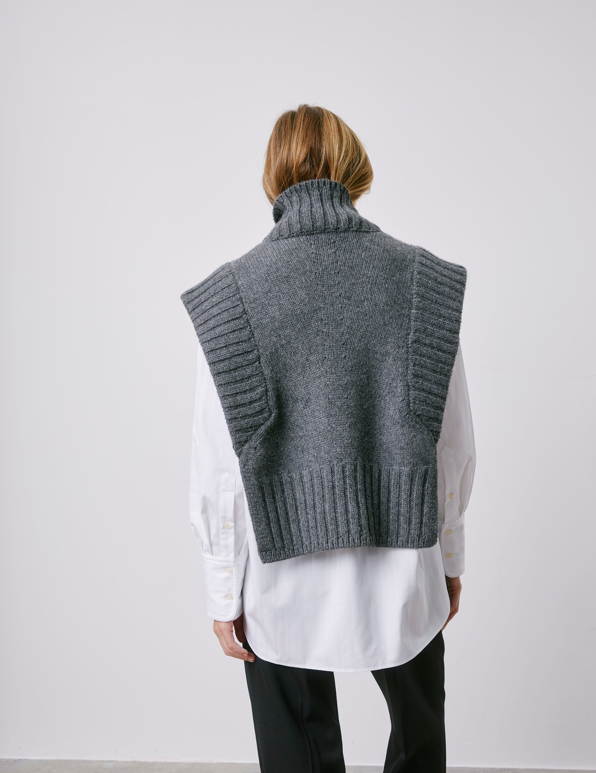 Milord gray wool sweater