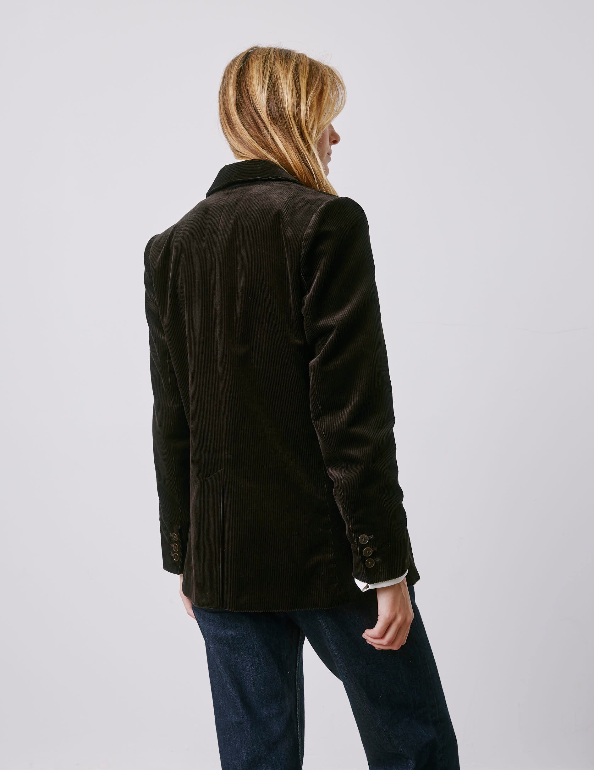 Glory brown velvet blazer