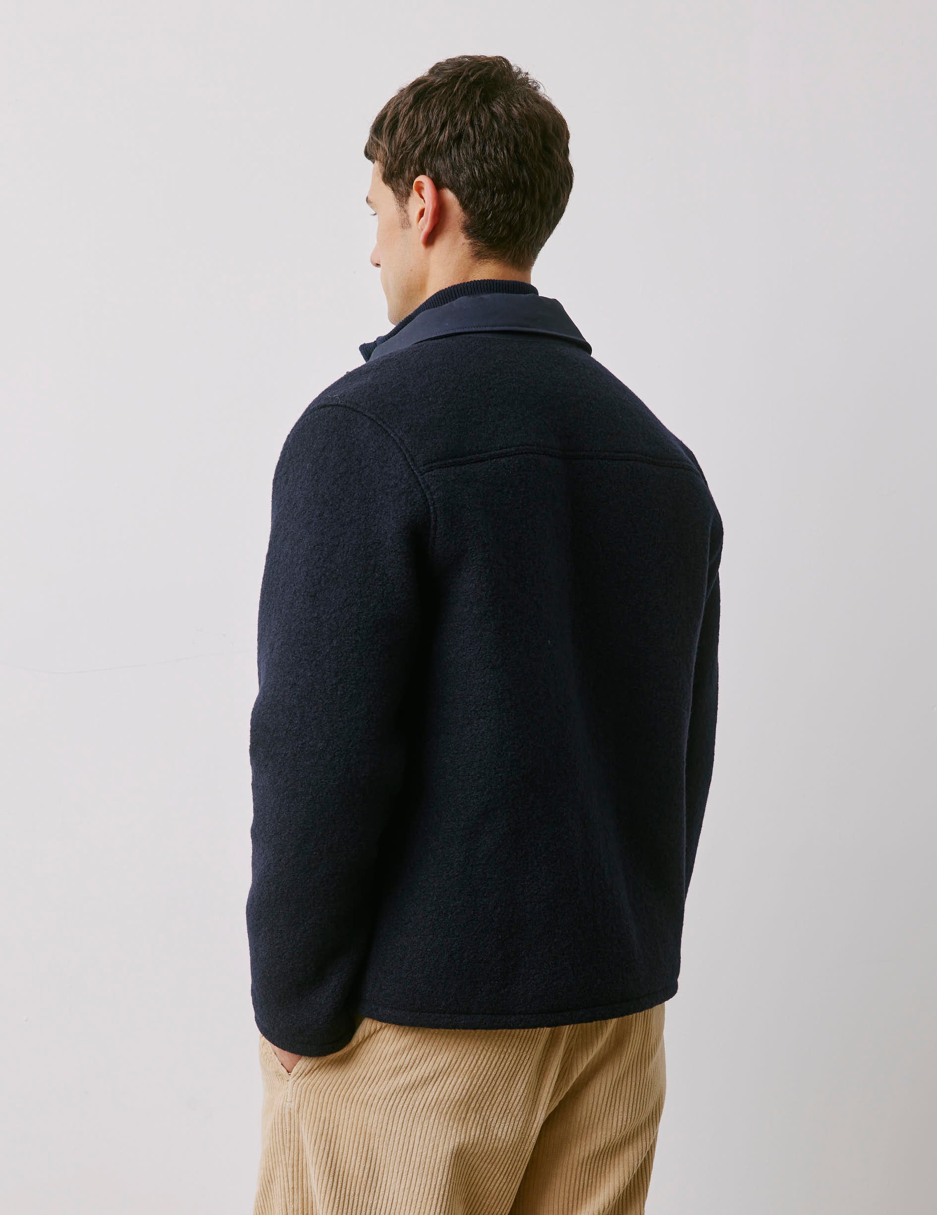 Maélan navy wool jacket