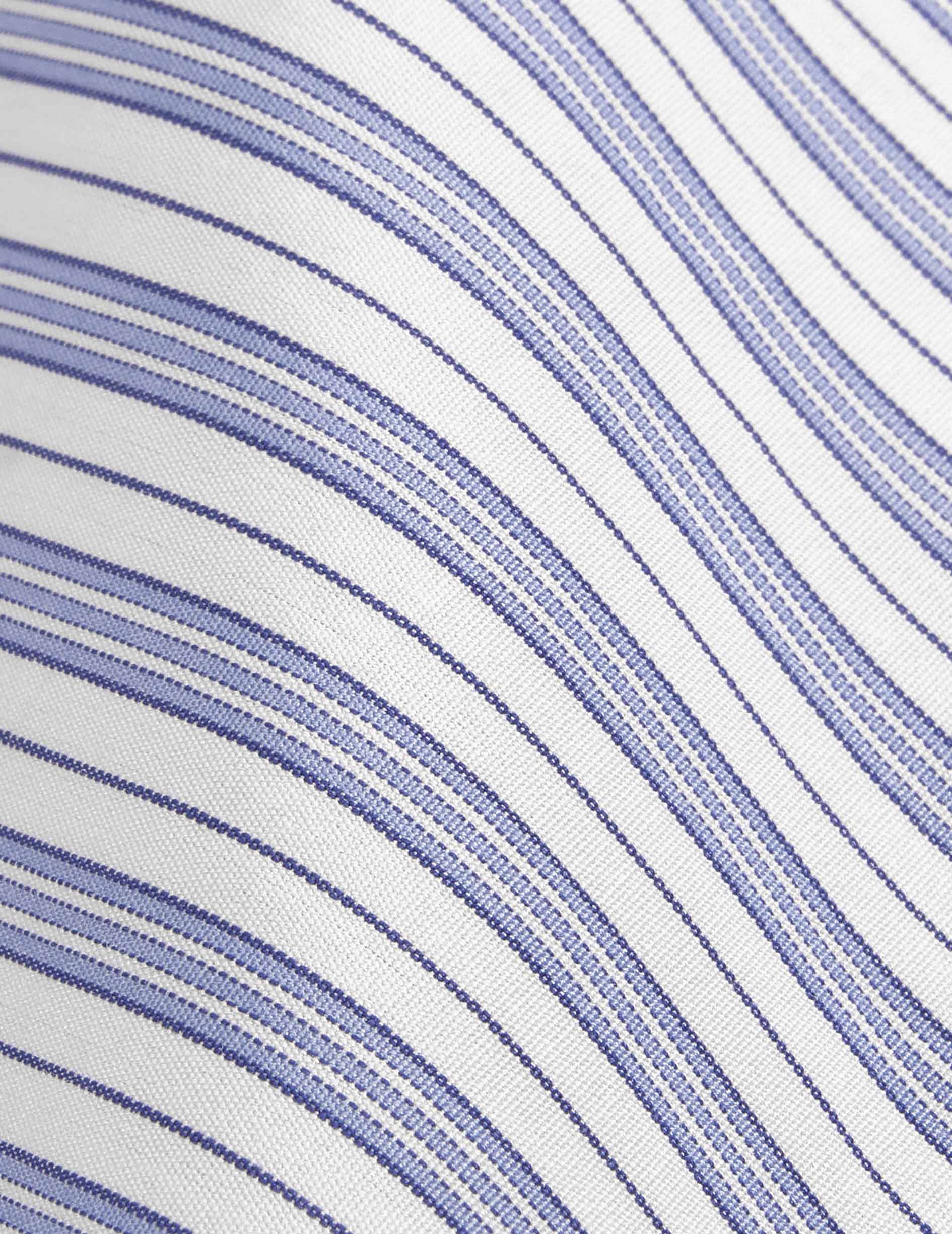 Classic blue striped shirt - Poplin - American Collar