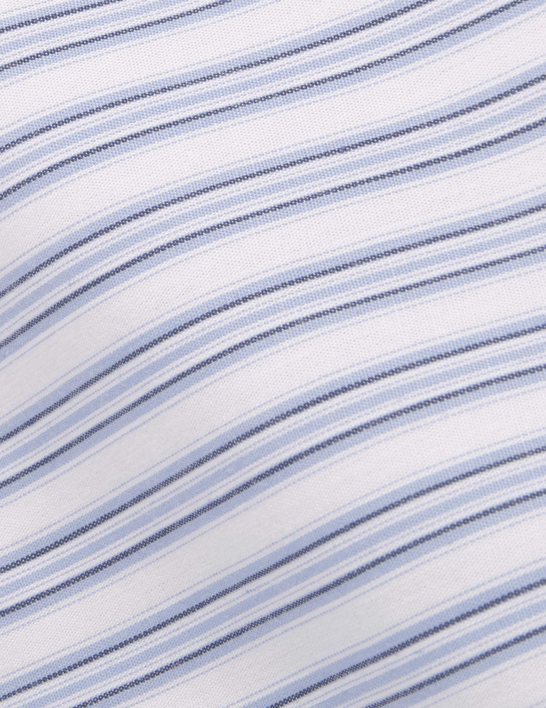 Classic blue striped shirt - Poplin - American Collar