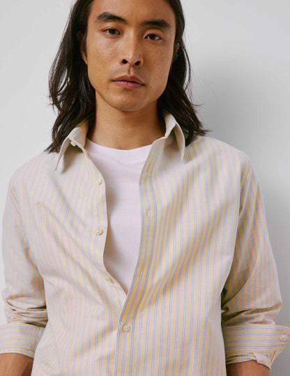 Antonin beige striped shirt