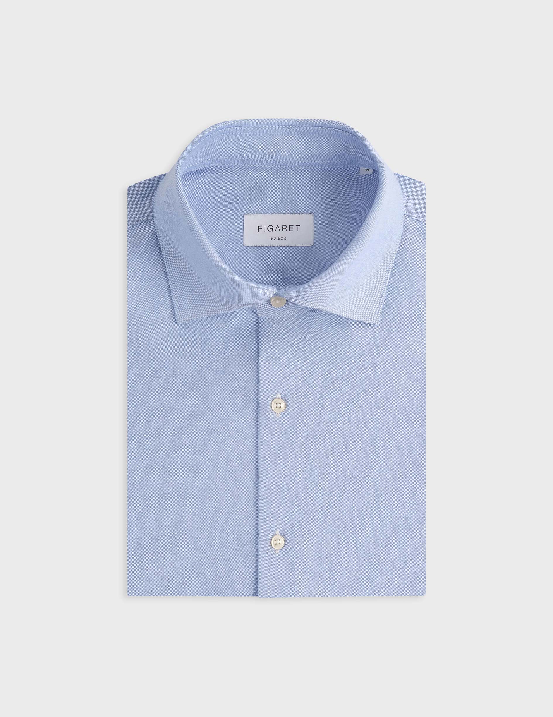 Aristote blue shirt - Oxford - Italian Collar