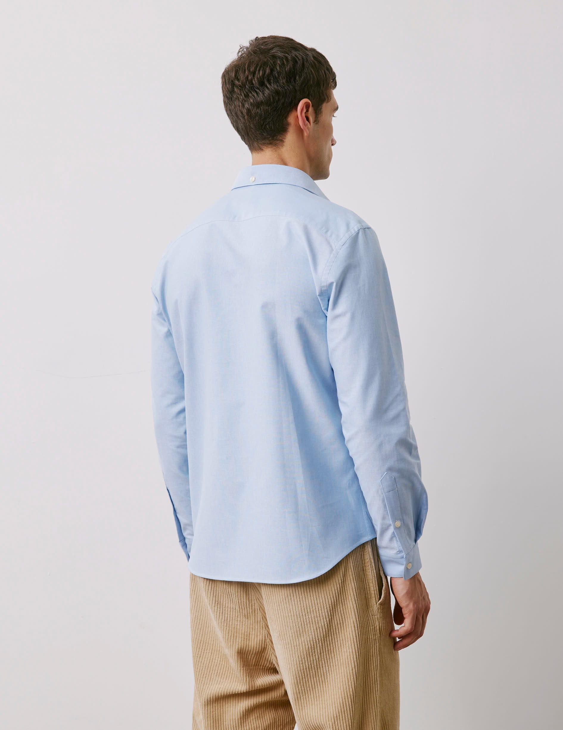Aristote blue shirt - Oxford - Italian Collar