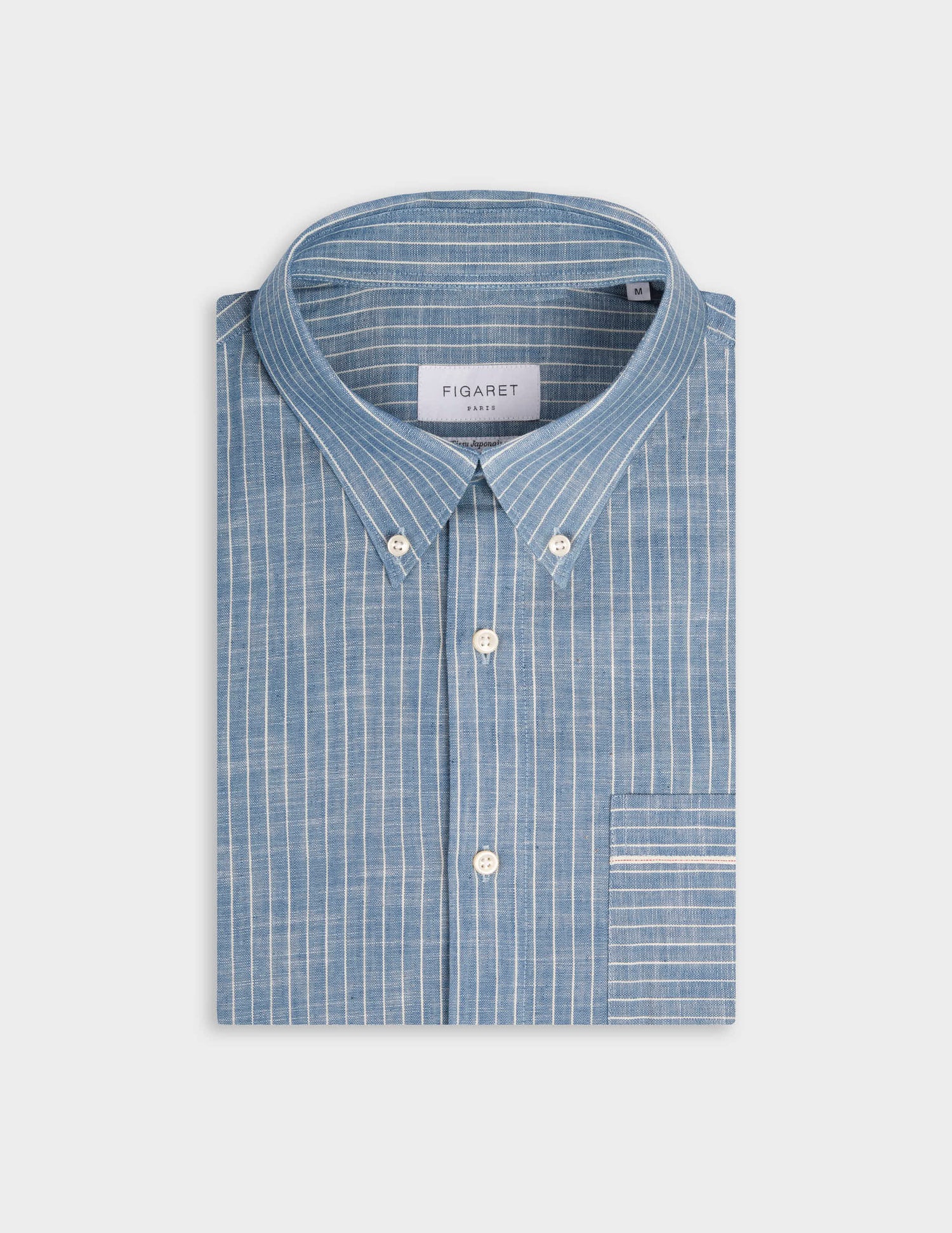Armand blue shirt - Selvedge denim - Prodigious buttoned Collar#4