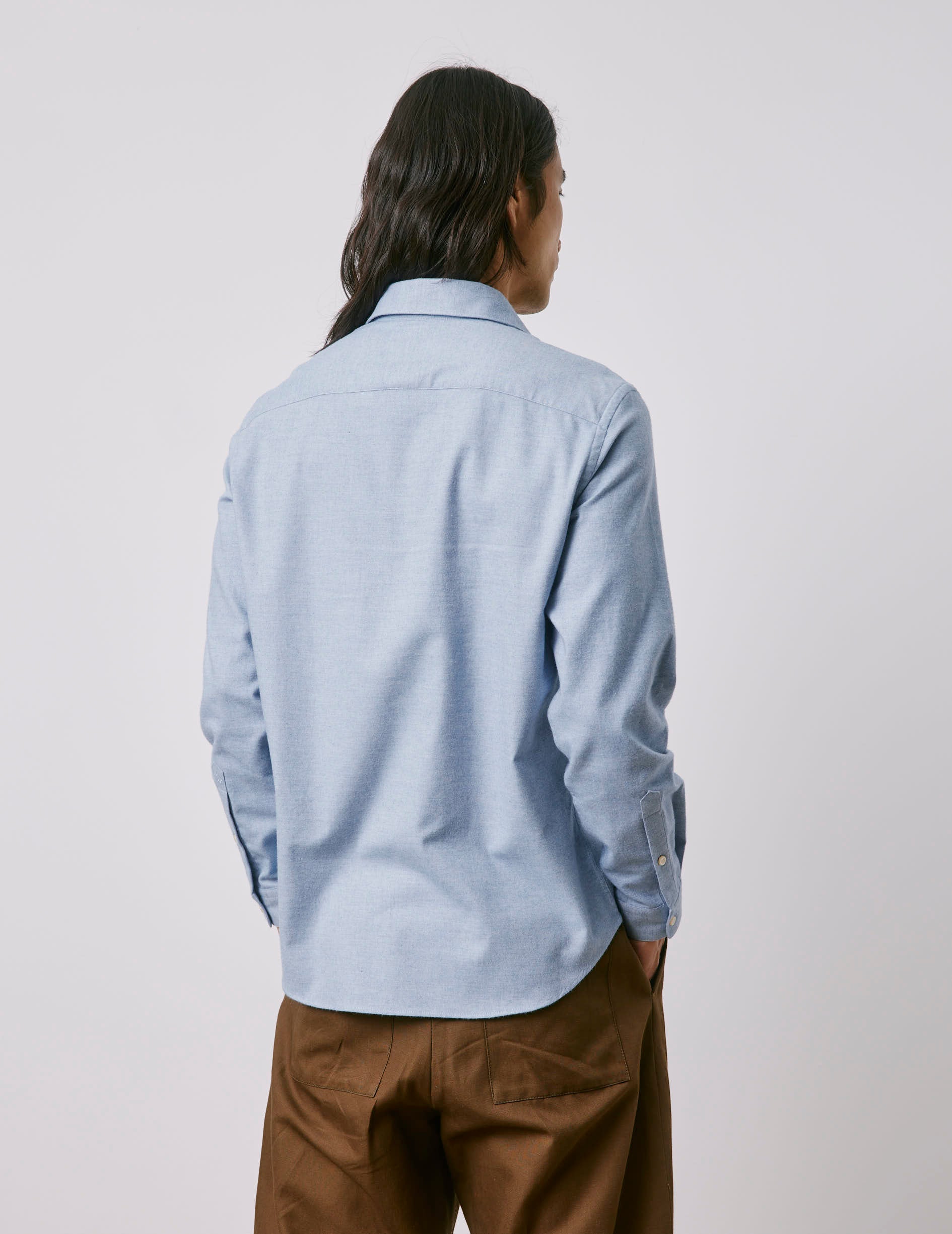 Arnold blue shirt - Flannel - Prodigious Collar