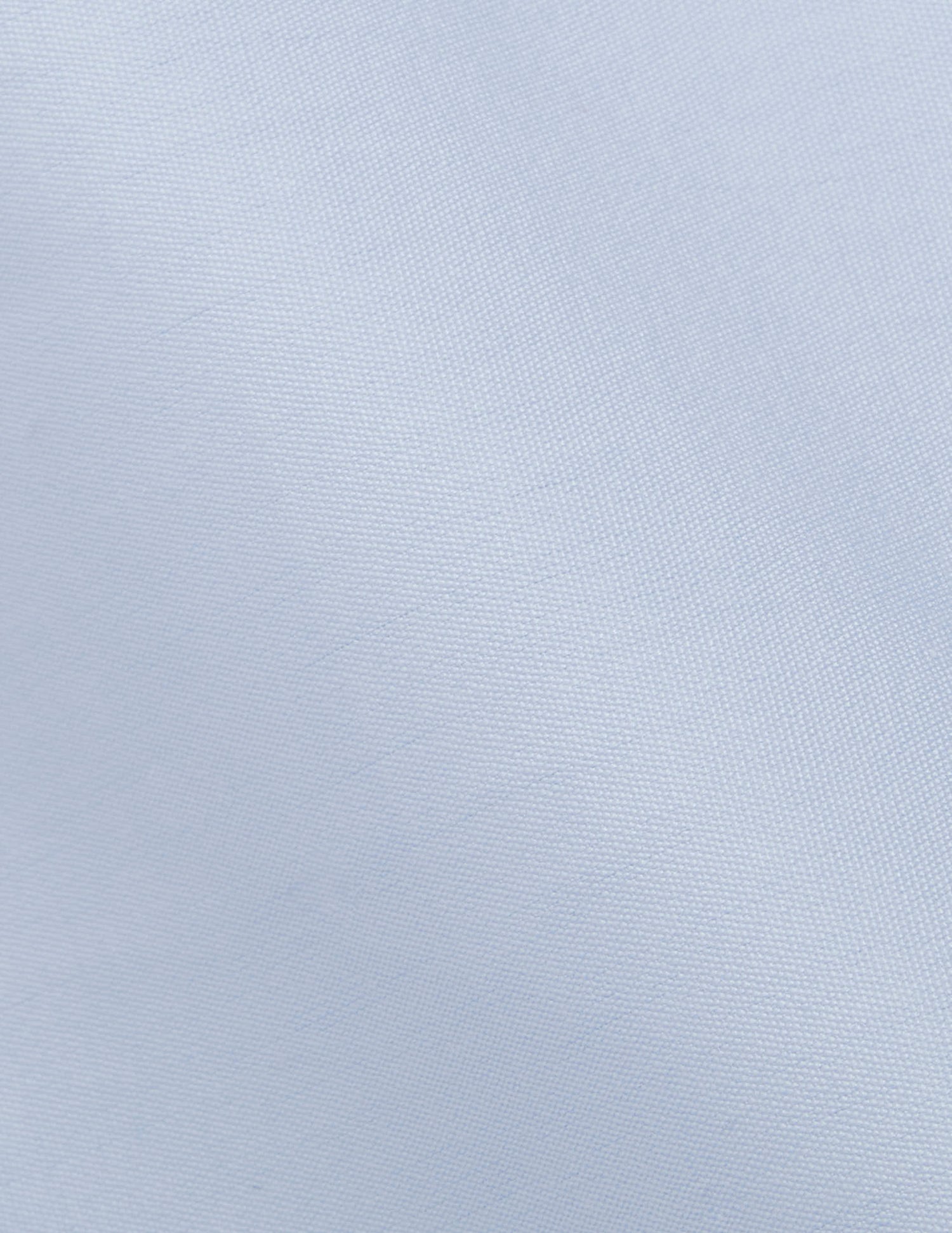 Semi-fitted blue shirt - Poplin - Round Collar#7