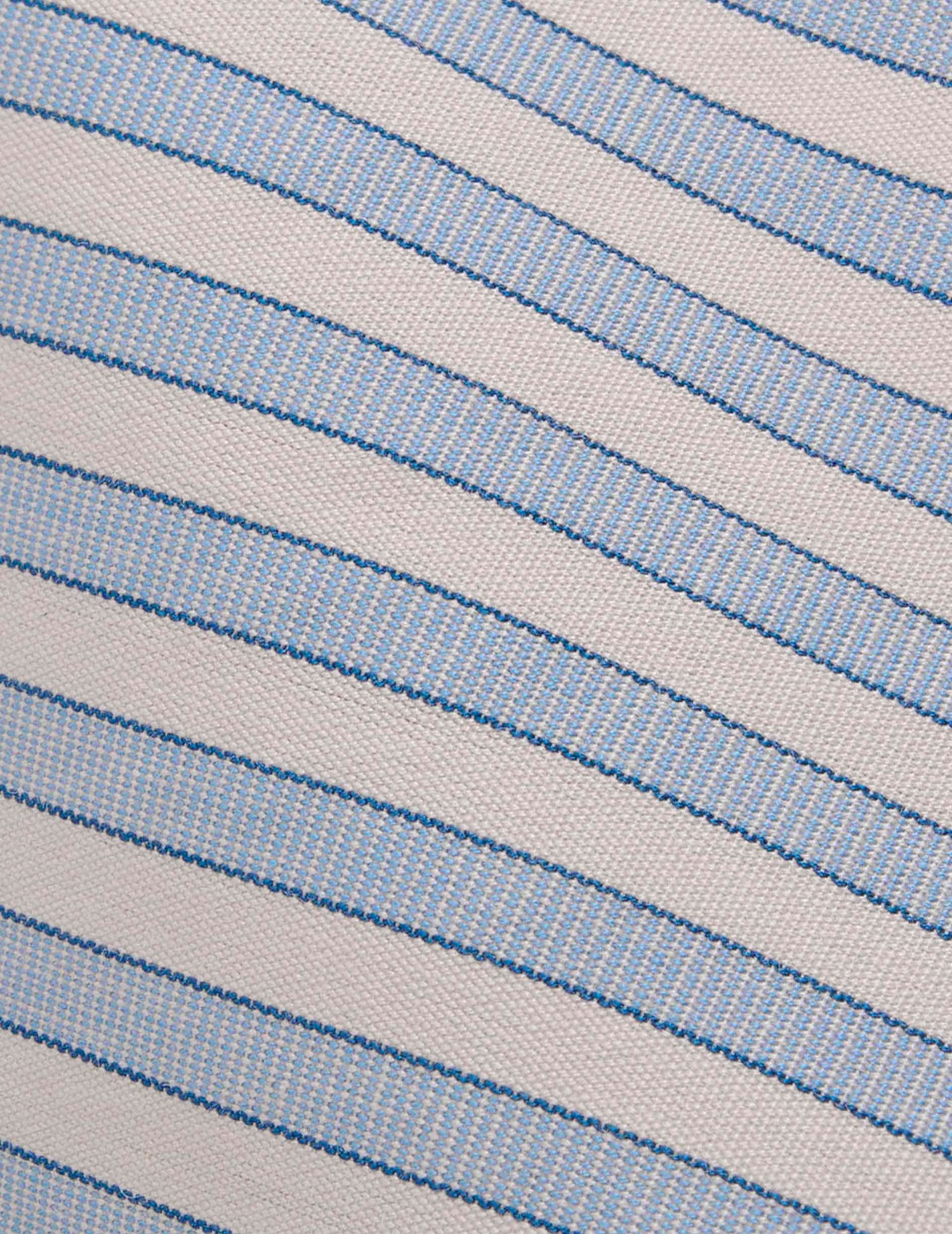 Carl blue striped shirt - Fil-a-fil - Open Straight Collar#5