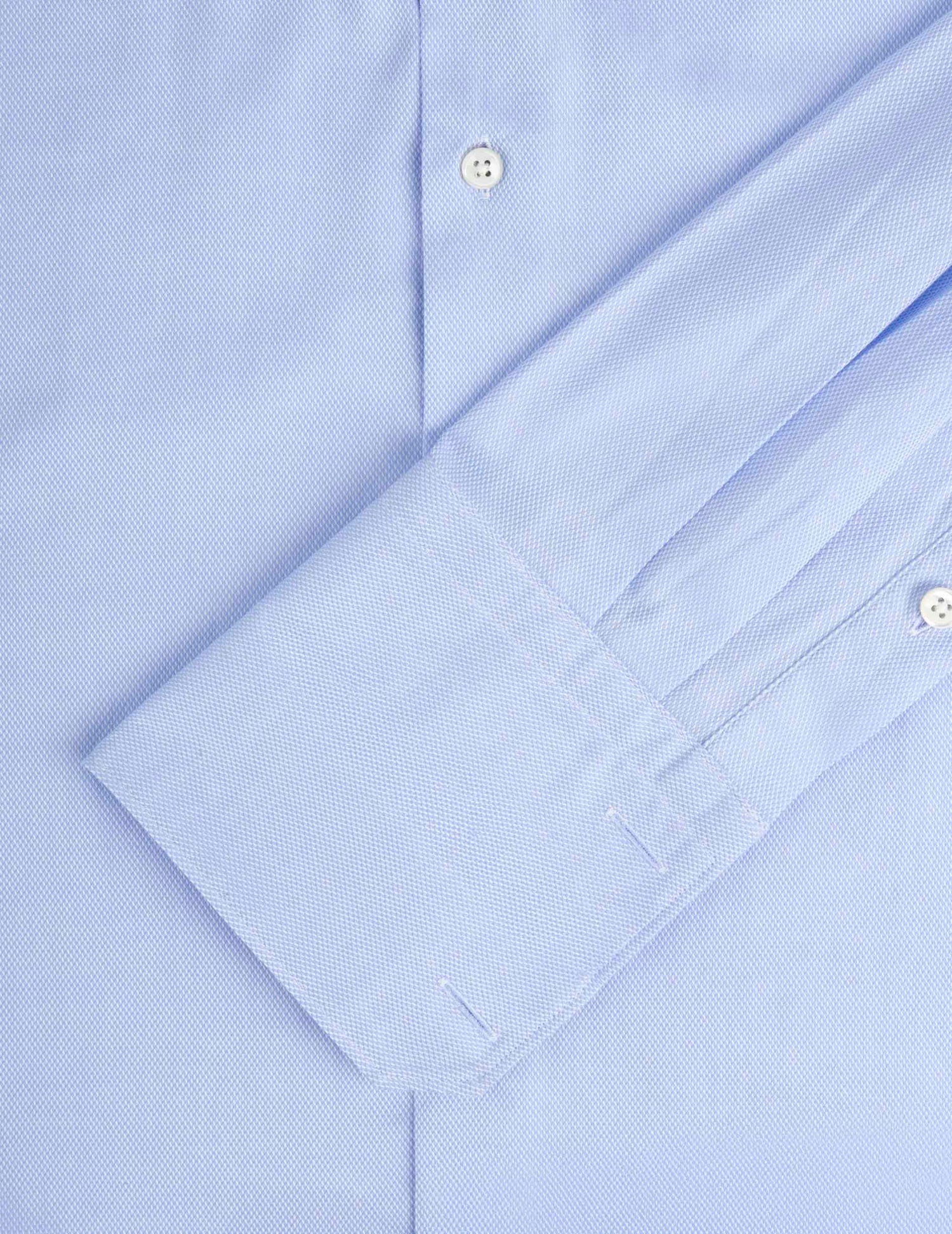 Classic blue shirt - Shaped - Figaret Collar - Musketeers Cuffs#3