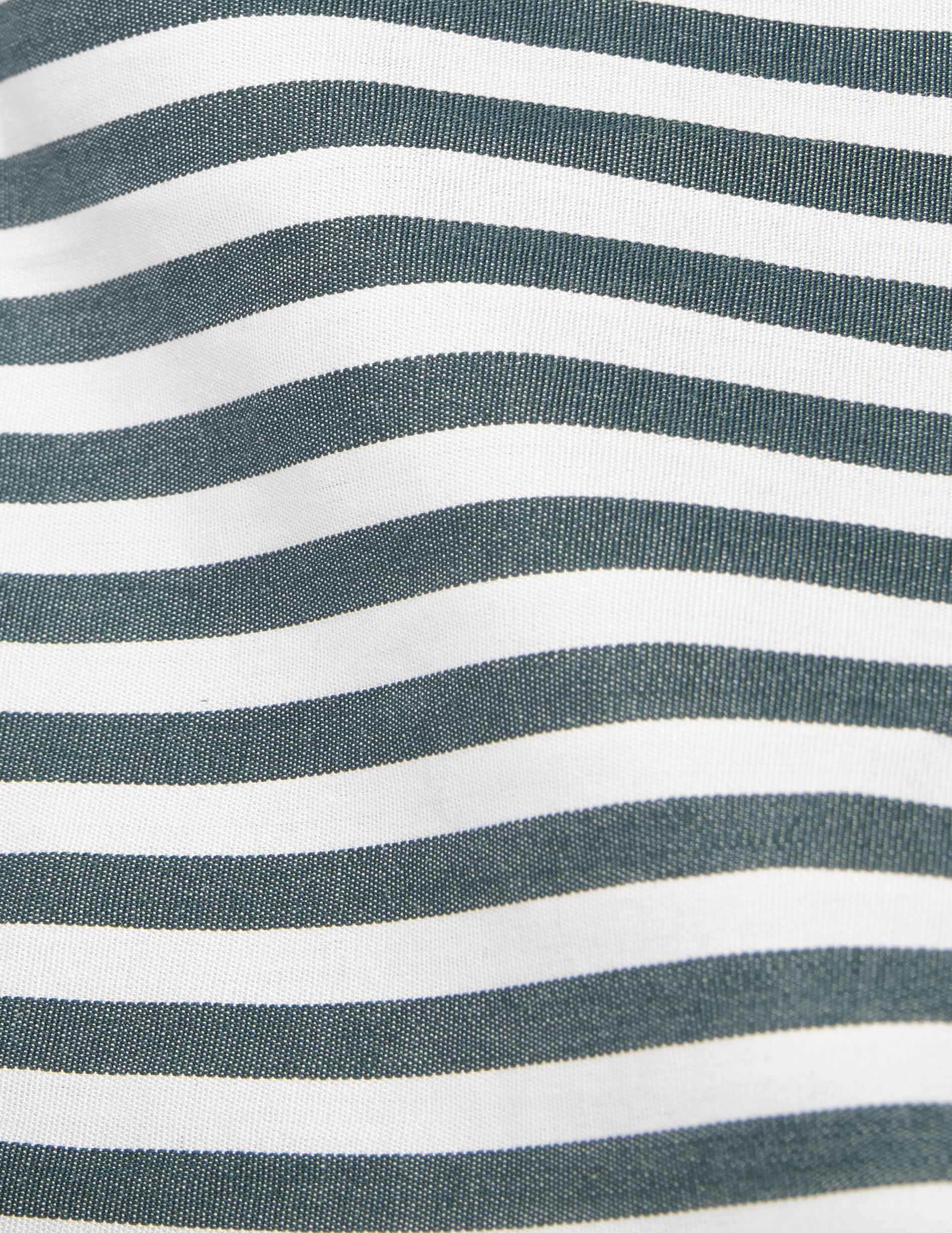 Fitted blue striped shirt - Poplin - Figaret Collar