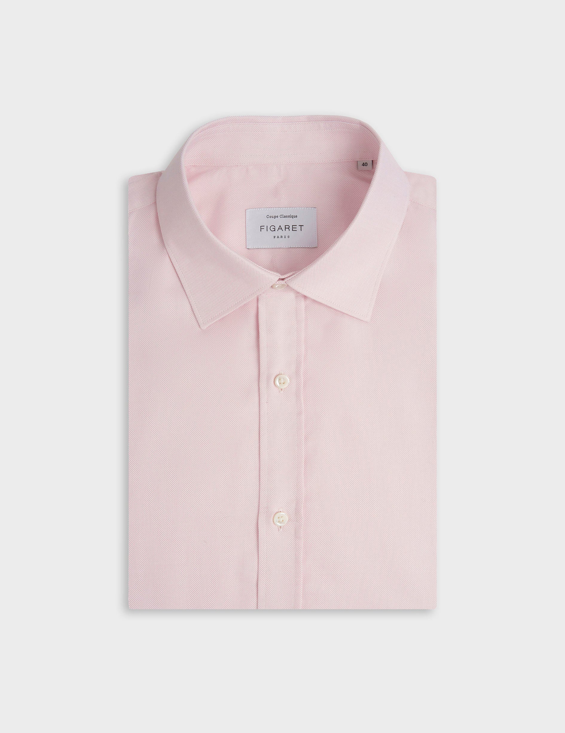Classic pink shirt - fashioned - Figaret Collar