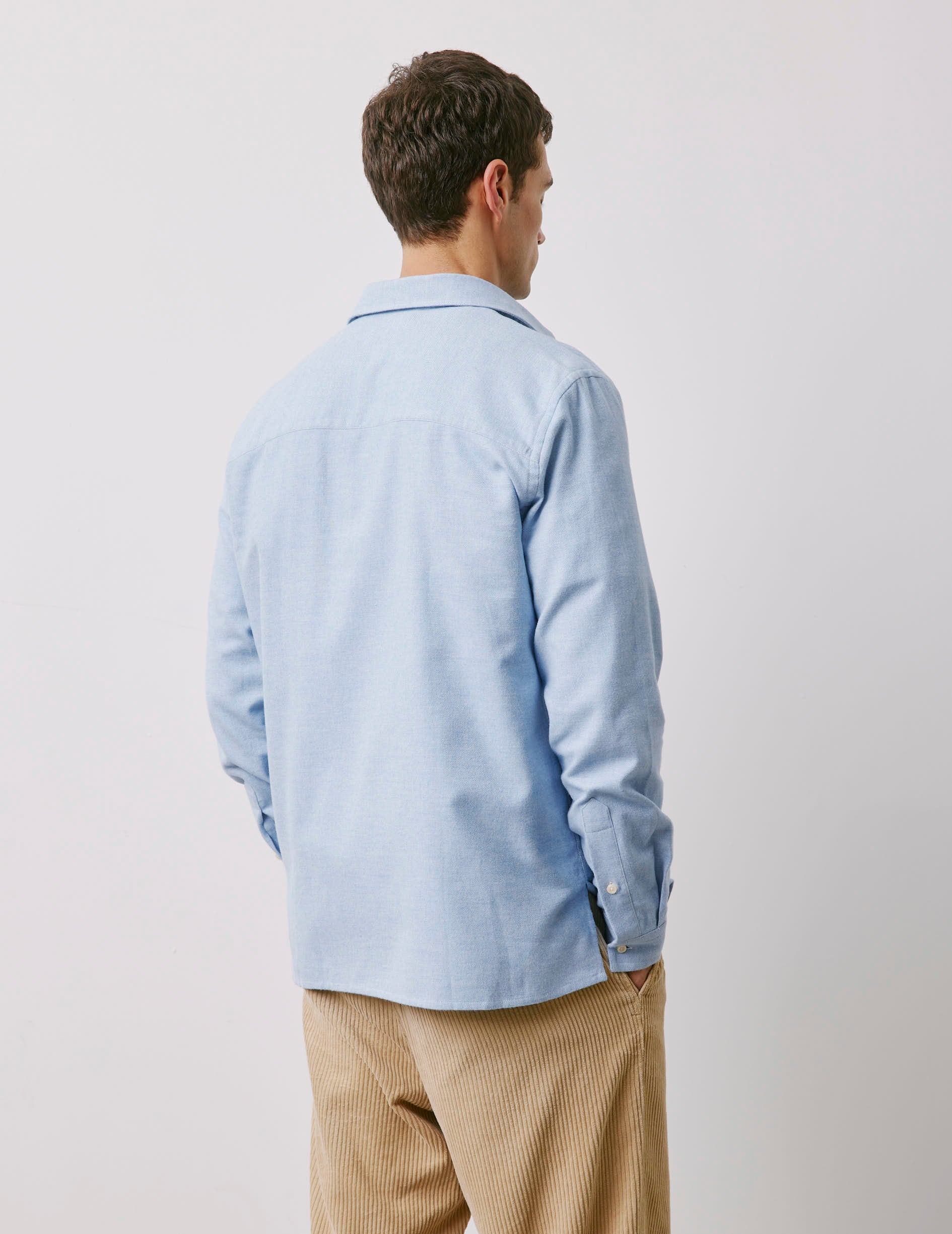 Florian blue shirt - Flannel - French Collar