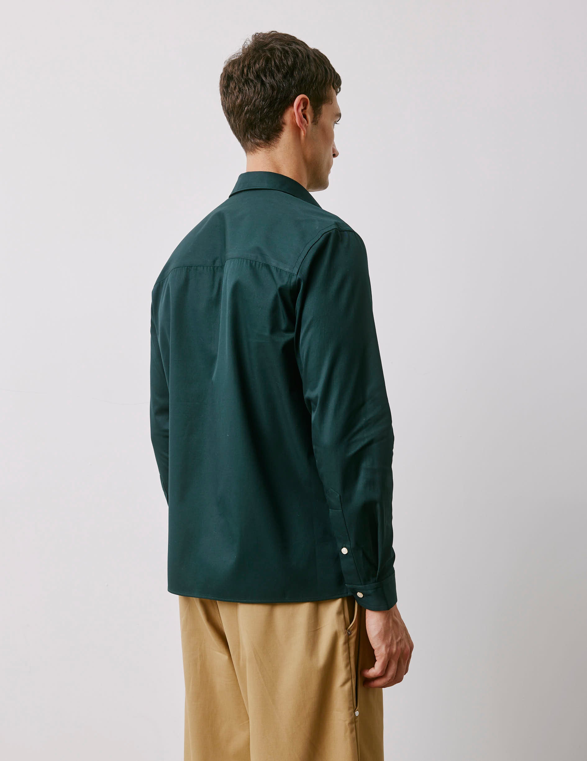 Florian green shirt - Twill - French Collar