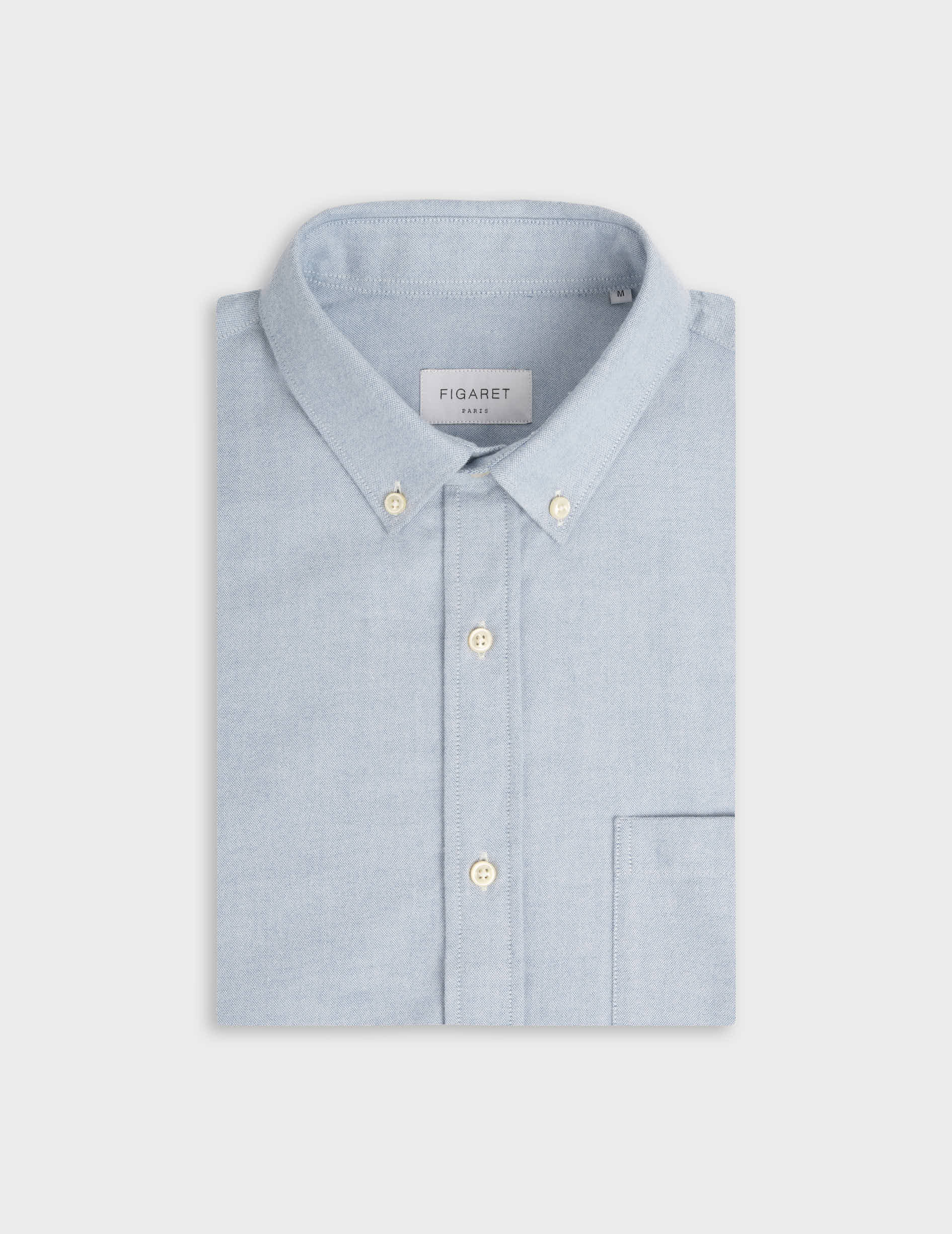 Gabriel blue shirt - Scratch oxford - American Collar