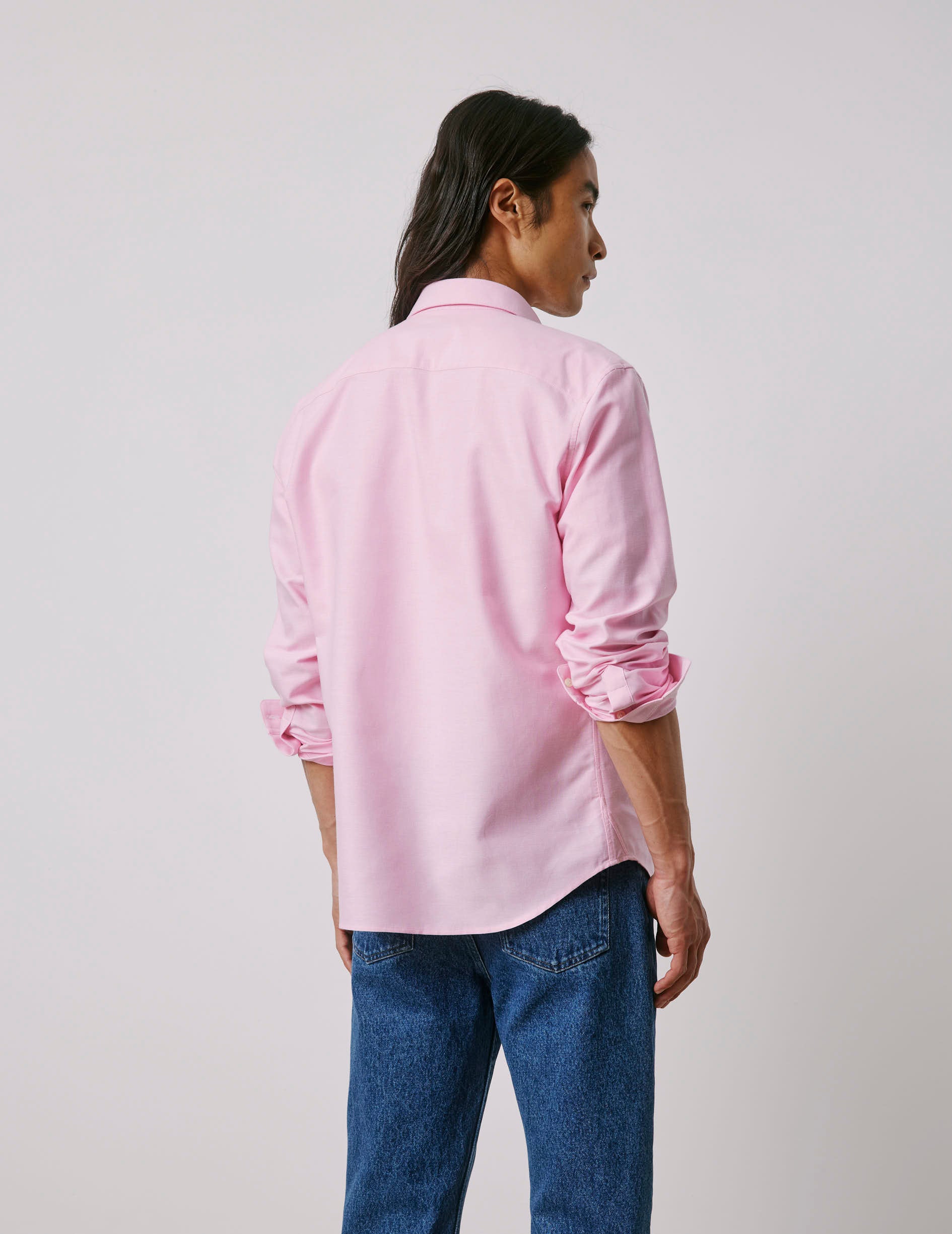 Gaspard pink shirt - Oxford - American Collar