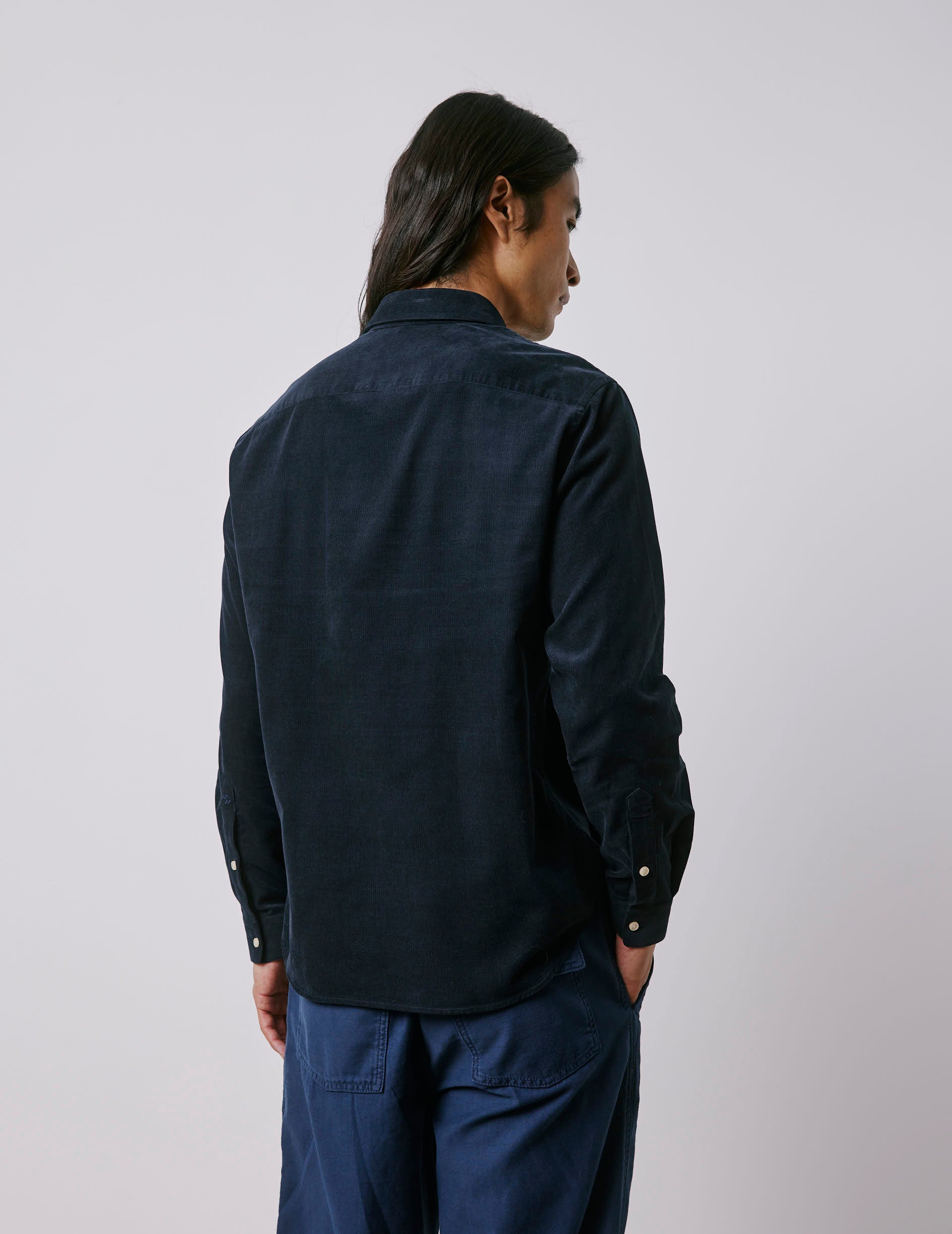 Gaspard navy shirt - Velvet - American Collar