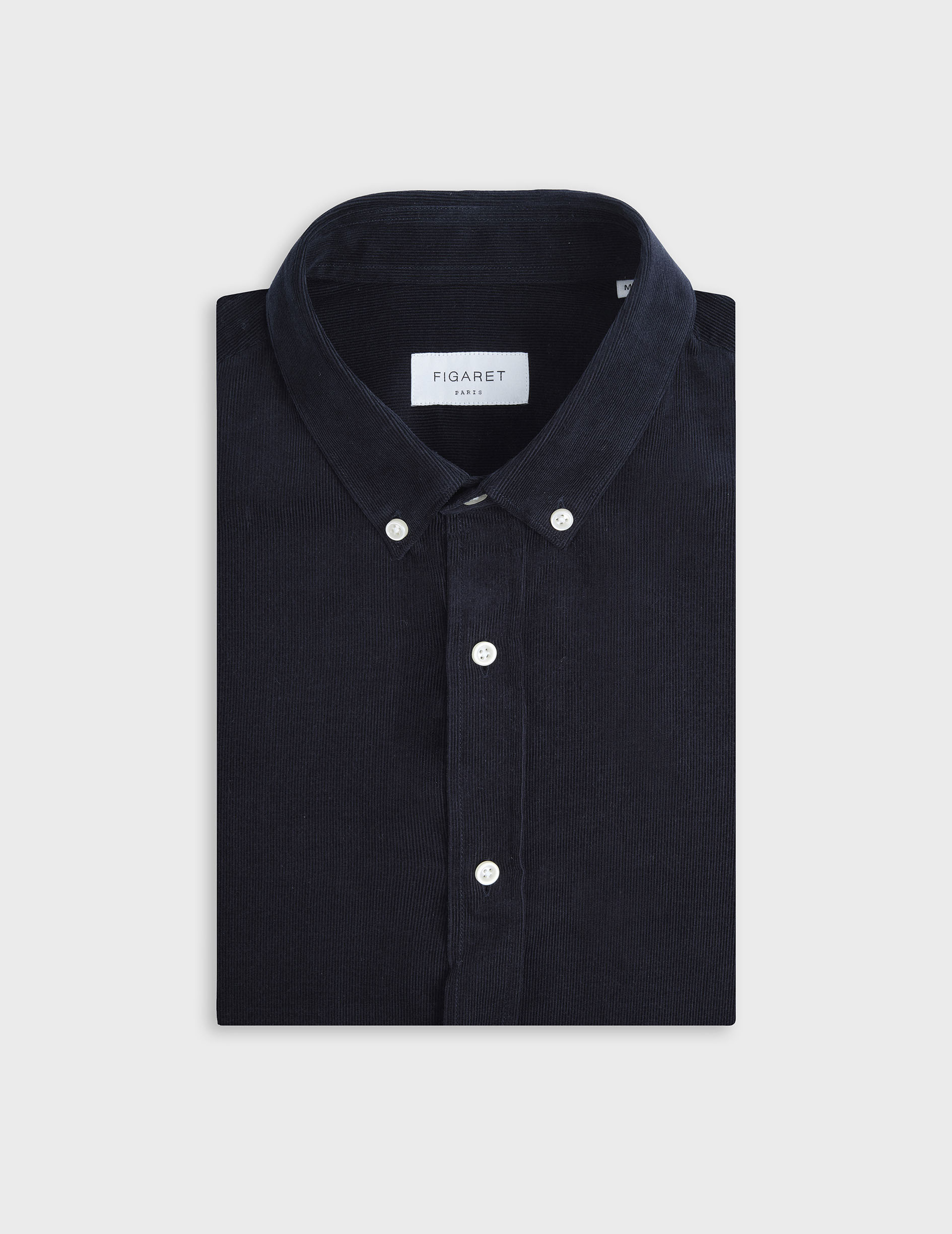 Gaspard navy shirt - Velvet - American Collar
