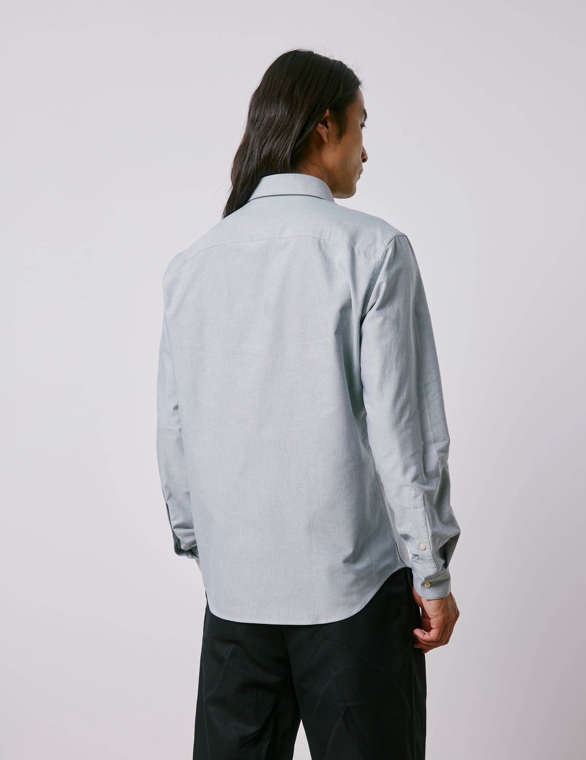 Gaspard green shirt - Oxford - American Collar