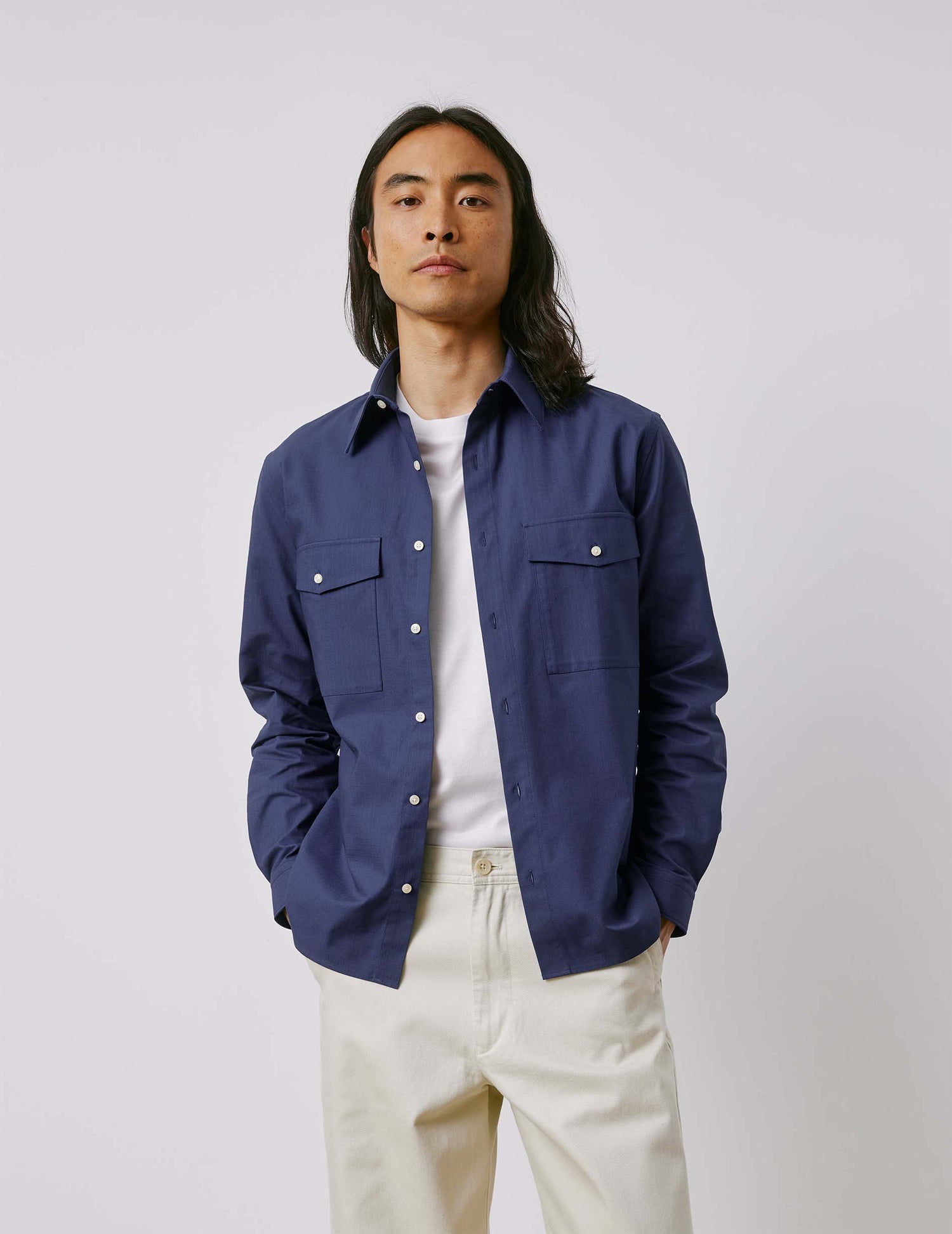 Irwin blue shirt - Ripstop - Prodigious Collar