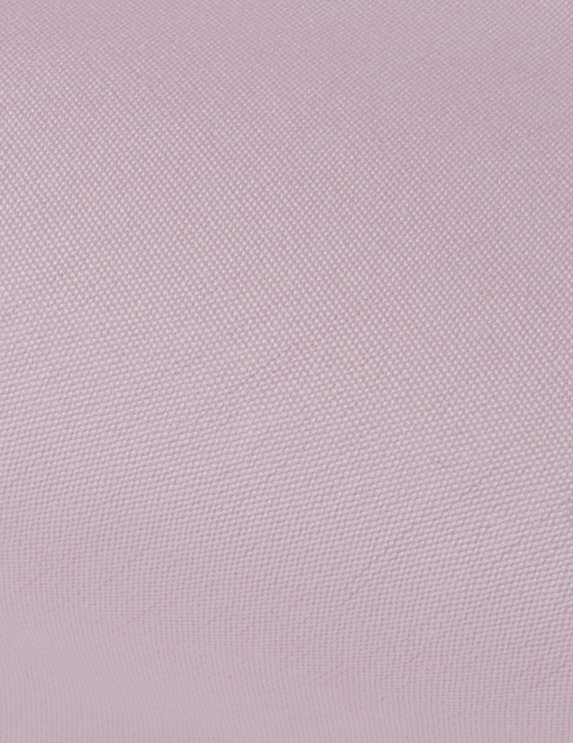 Pink semi-fitted easy-iron shirt - Poplin - Italian Collar - Easy-iron