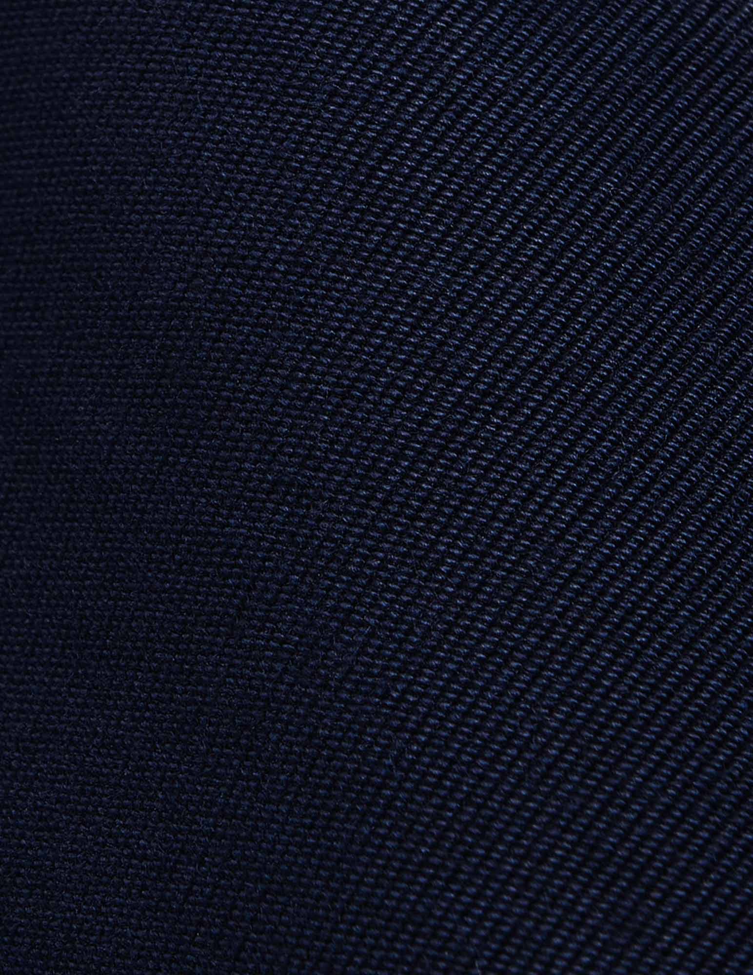 Ivano navy shirt - Twill - Cuban with bridle Collar