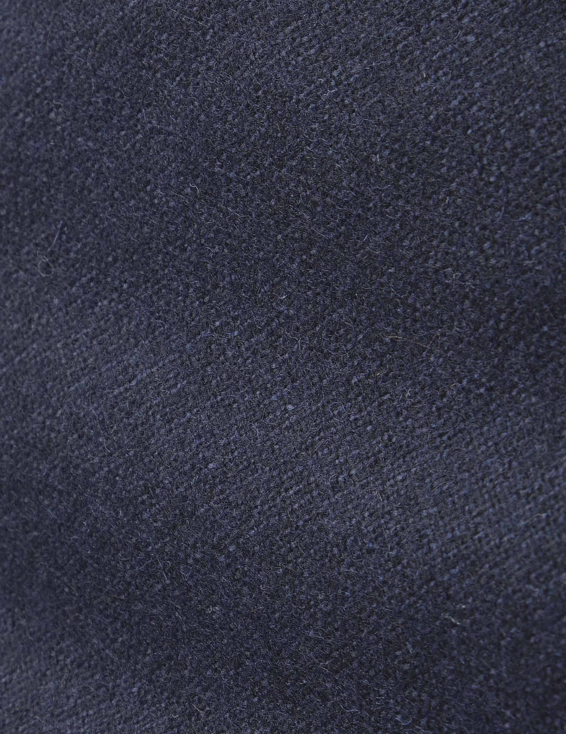 Isola navy wool canvas padded jacket