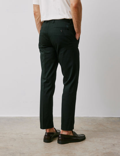 Geofrey chino in green twill