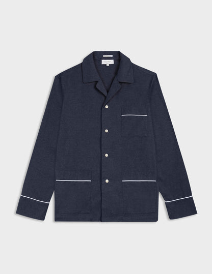 Louis blue flannel pajamas