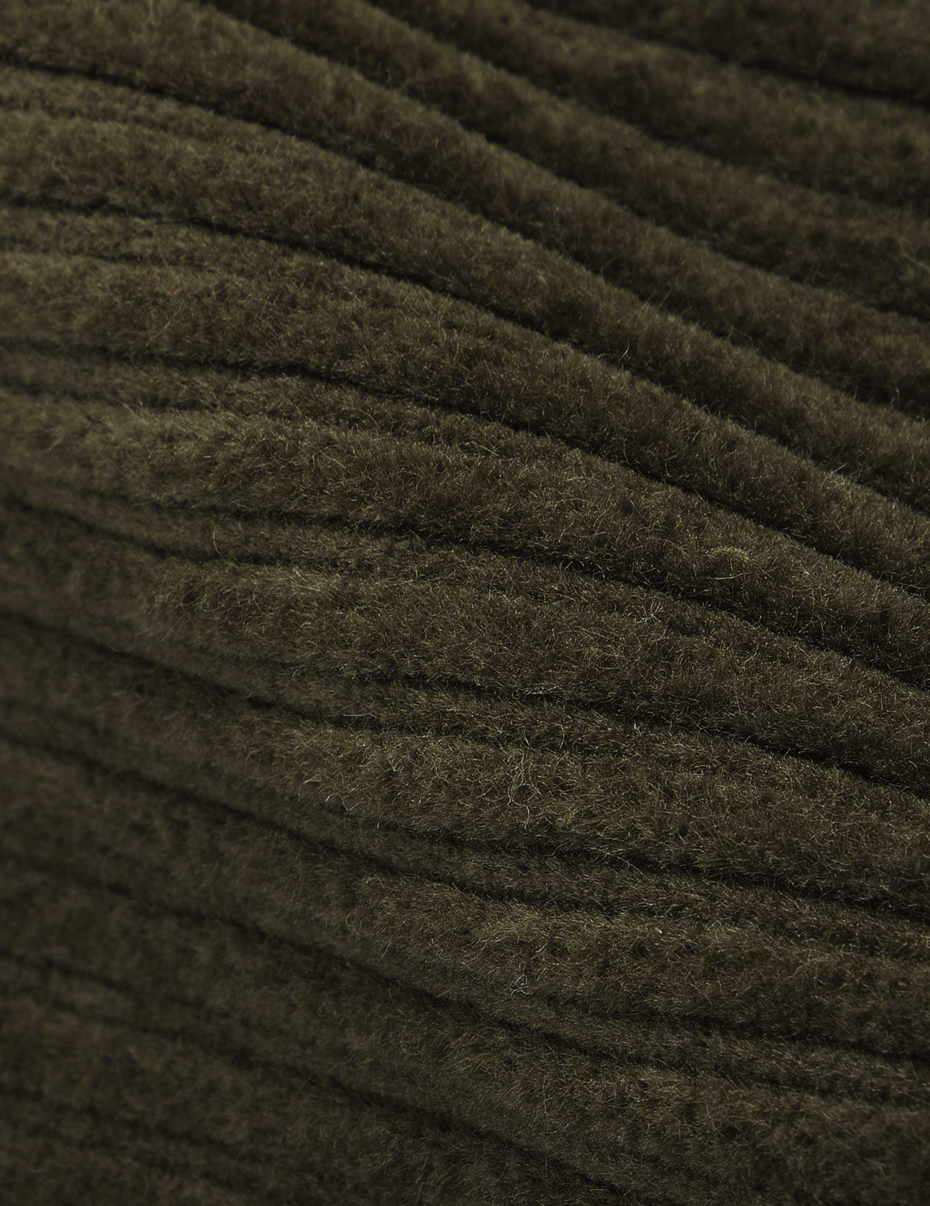 Milan khaki velvet shirt jacket