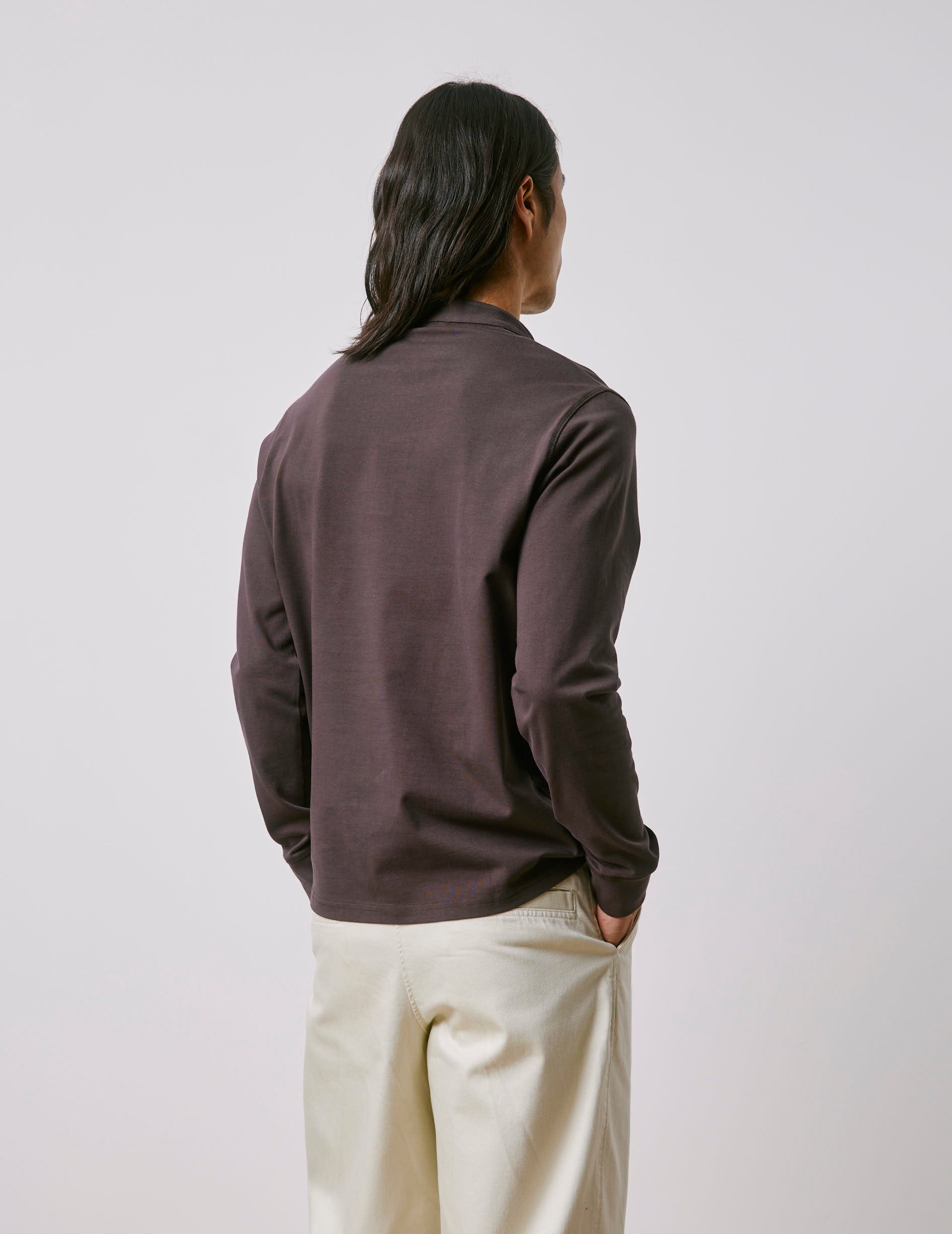 Charles brown cotton t-shirt