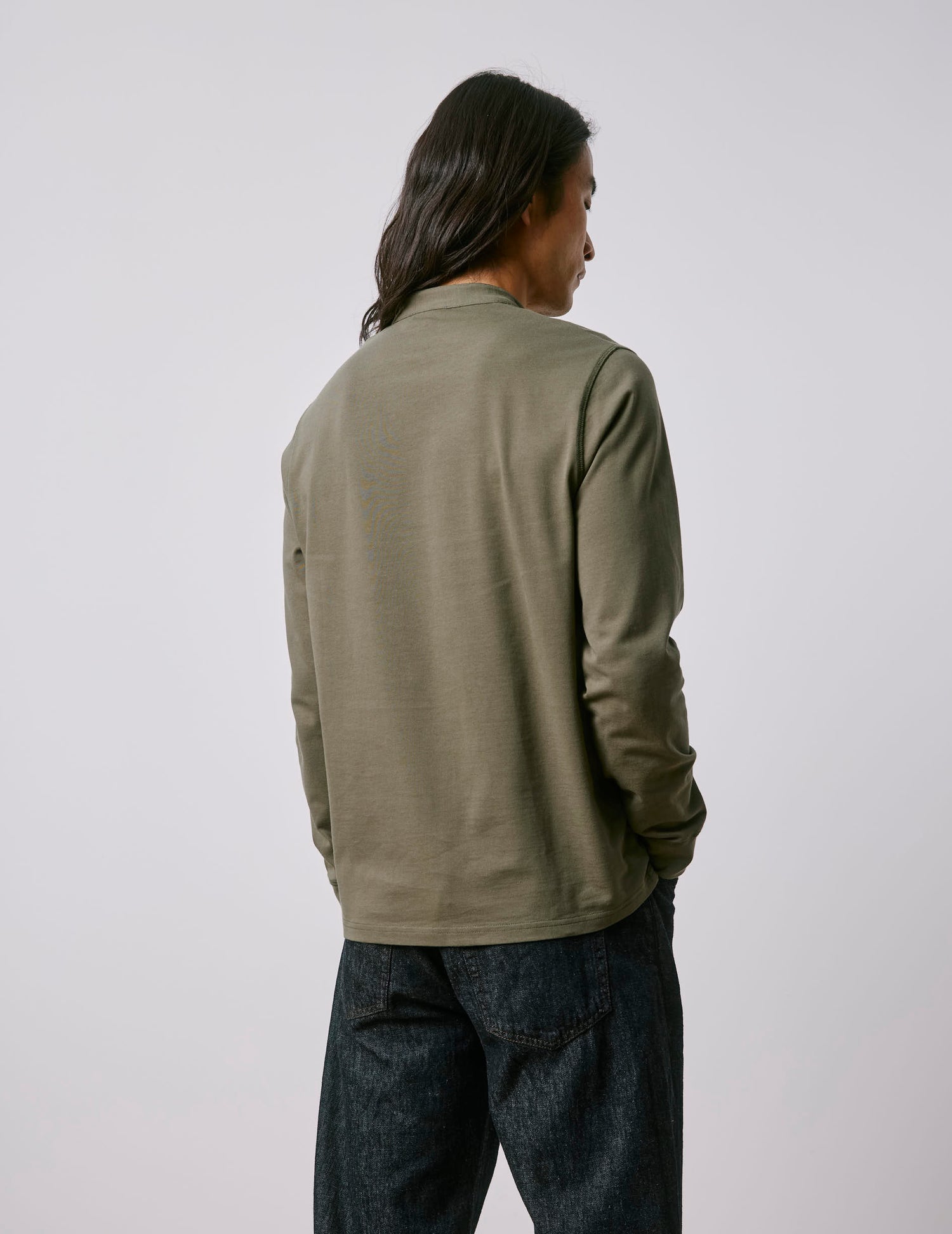 Charles khaki cotton t-shirt
