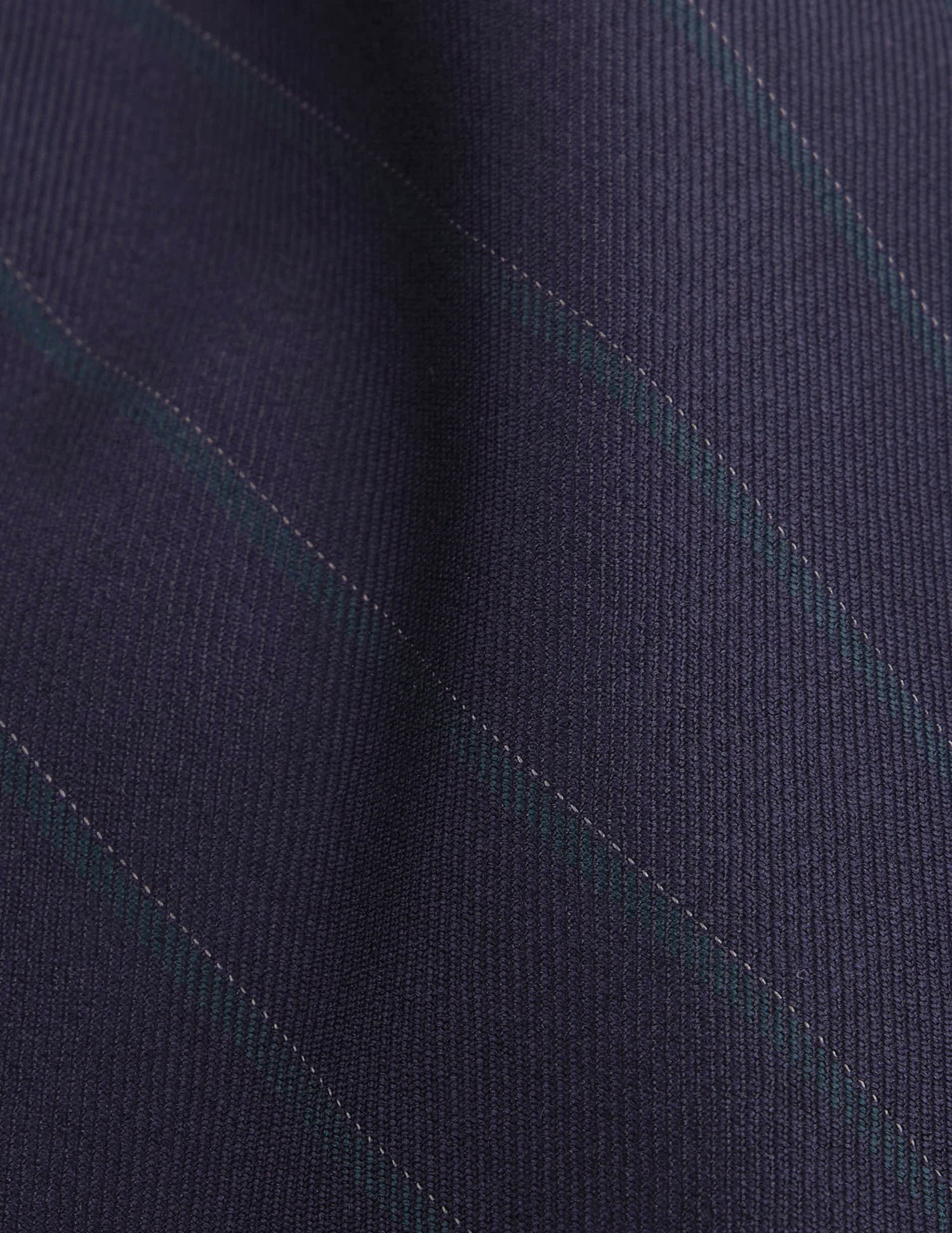 Mickael navy striped virgin wool suit vest