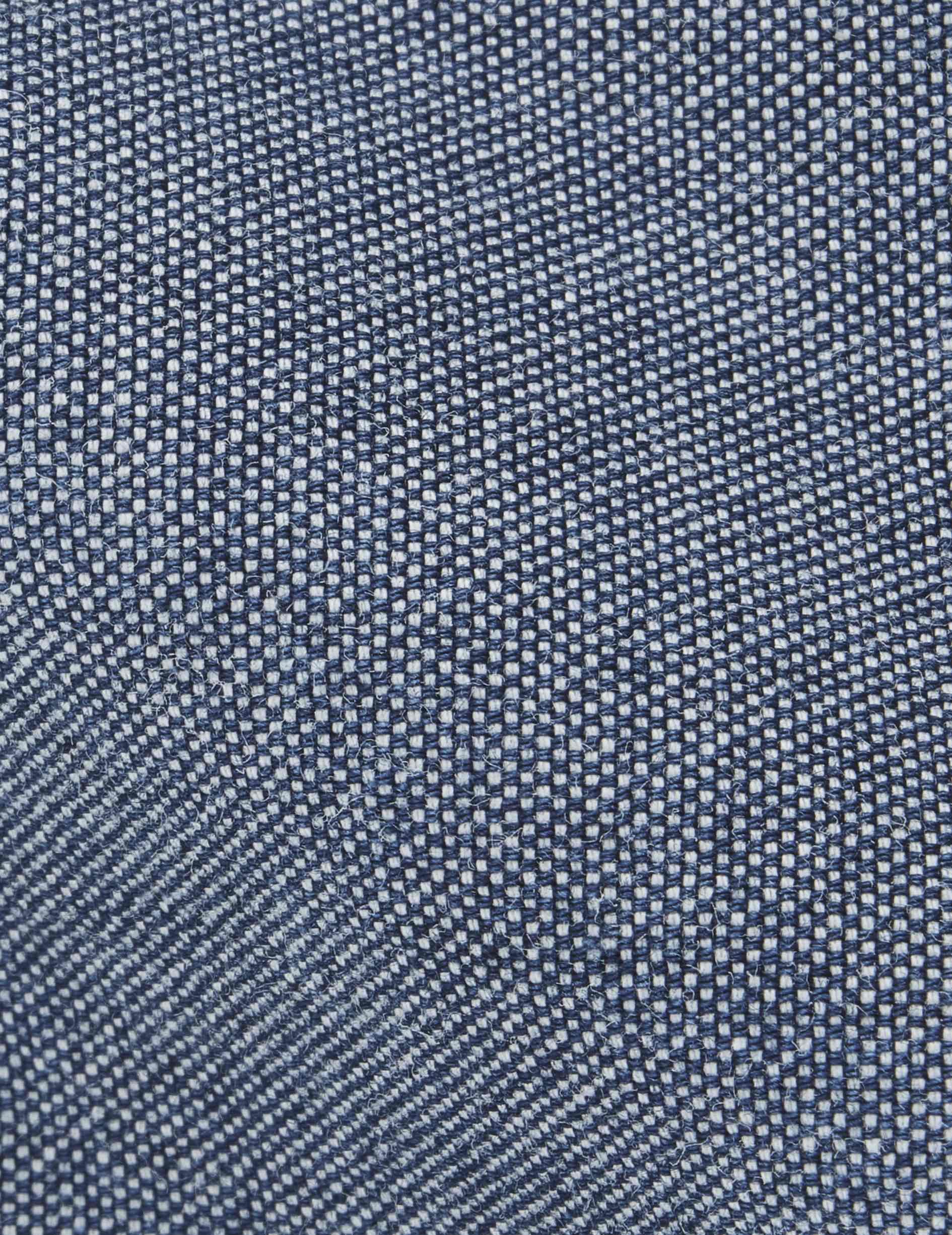 Unisex denim blue "Je t'aime" shirt - Denim - Figaret Collar