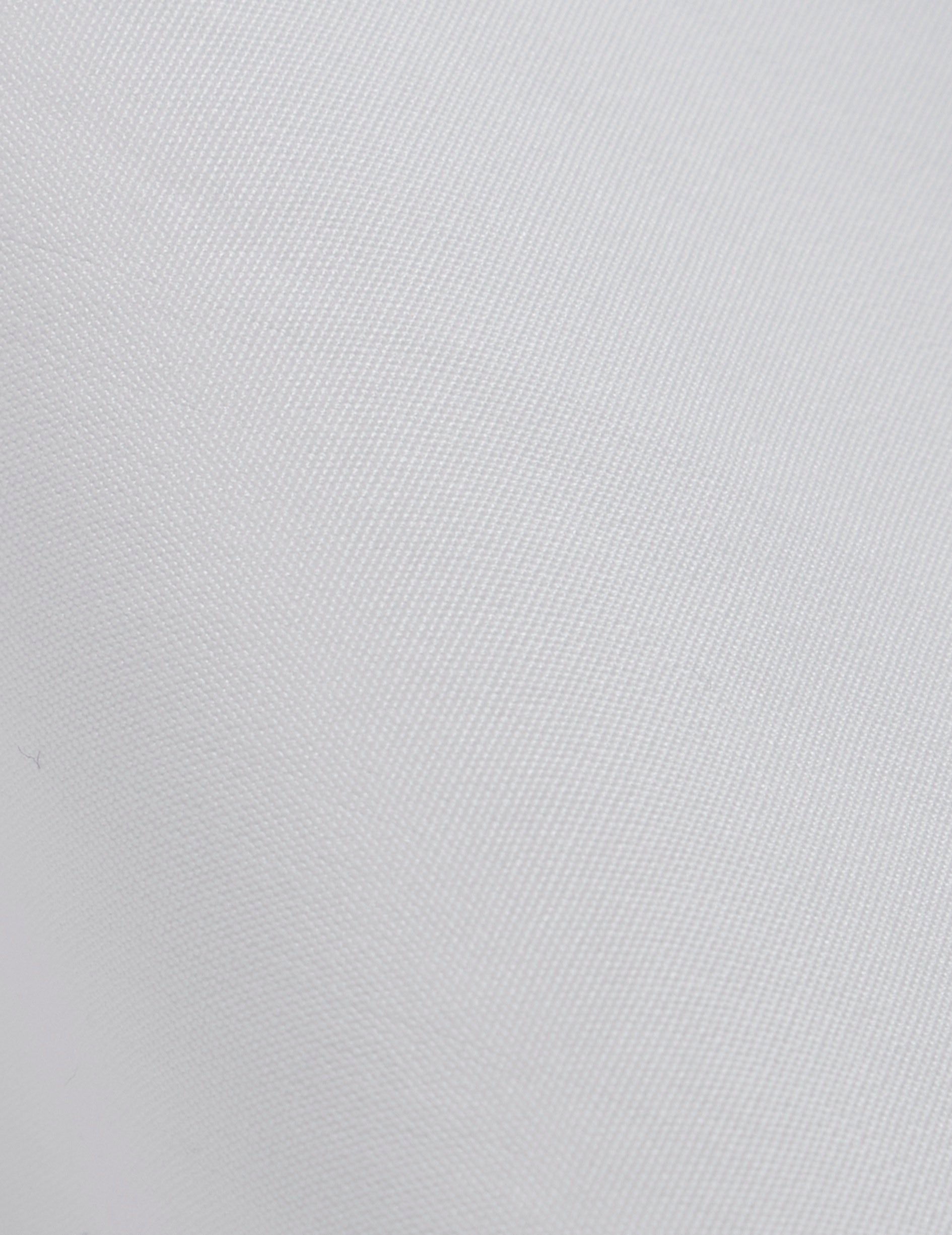Unisex Ainhoa white shirt - Poplin - Shirt without collar stand Collar