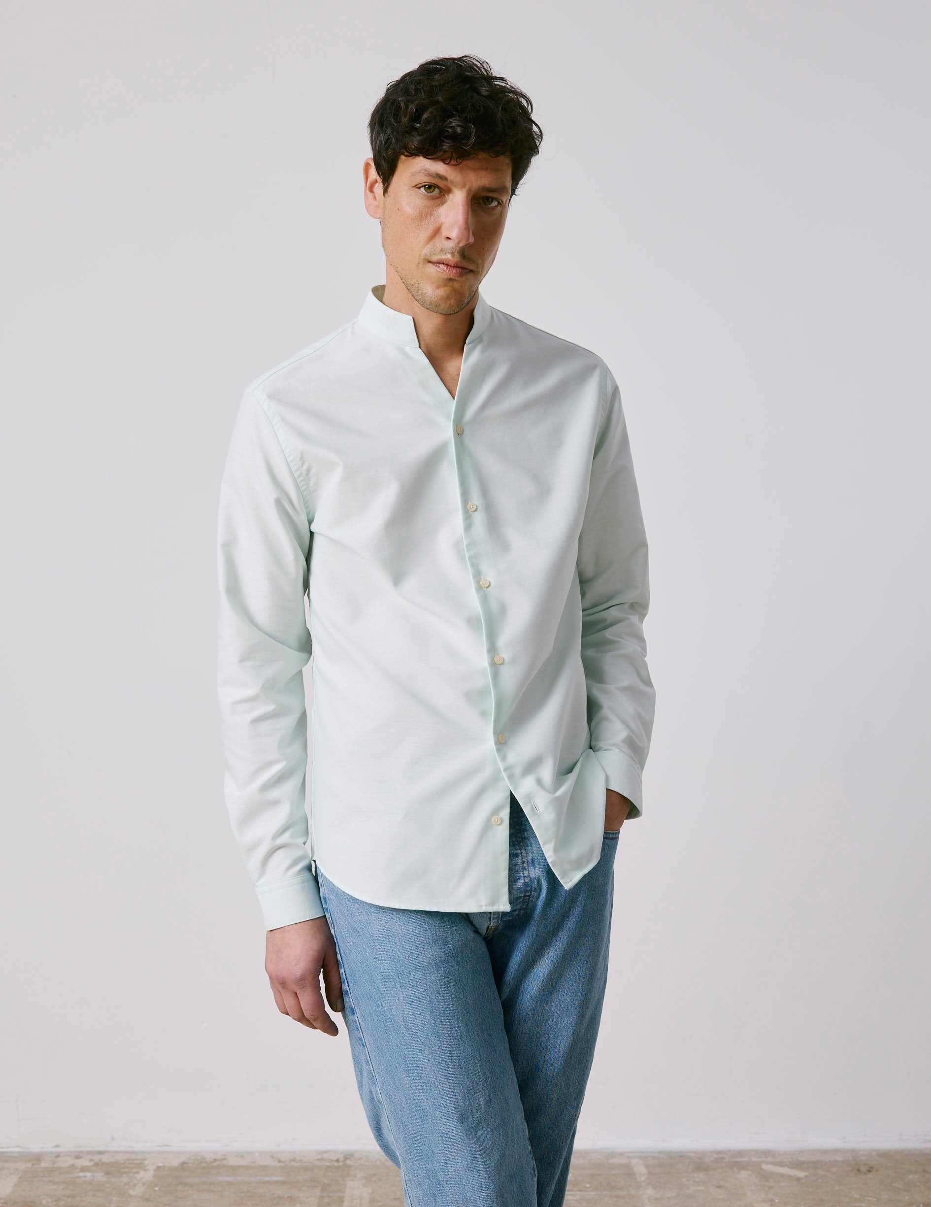 pastel green dress shirt New Fashion Dress Shirt (Mint-Lime Green)  Ace of Diamond