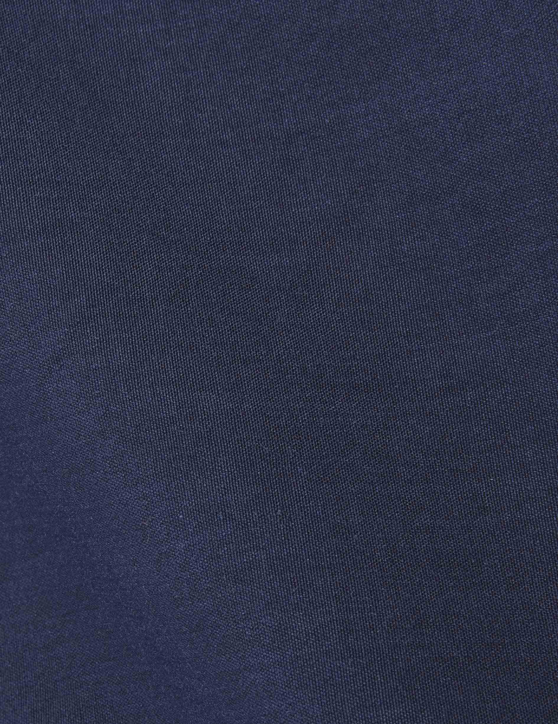 Carl navy denim shirt - Denim - Open straight Collar