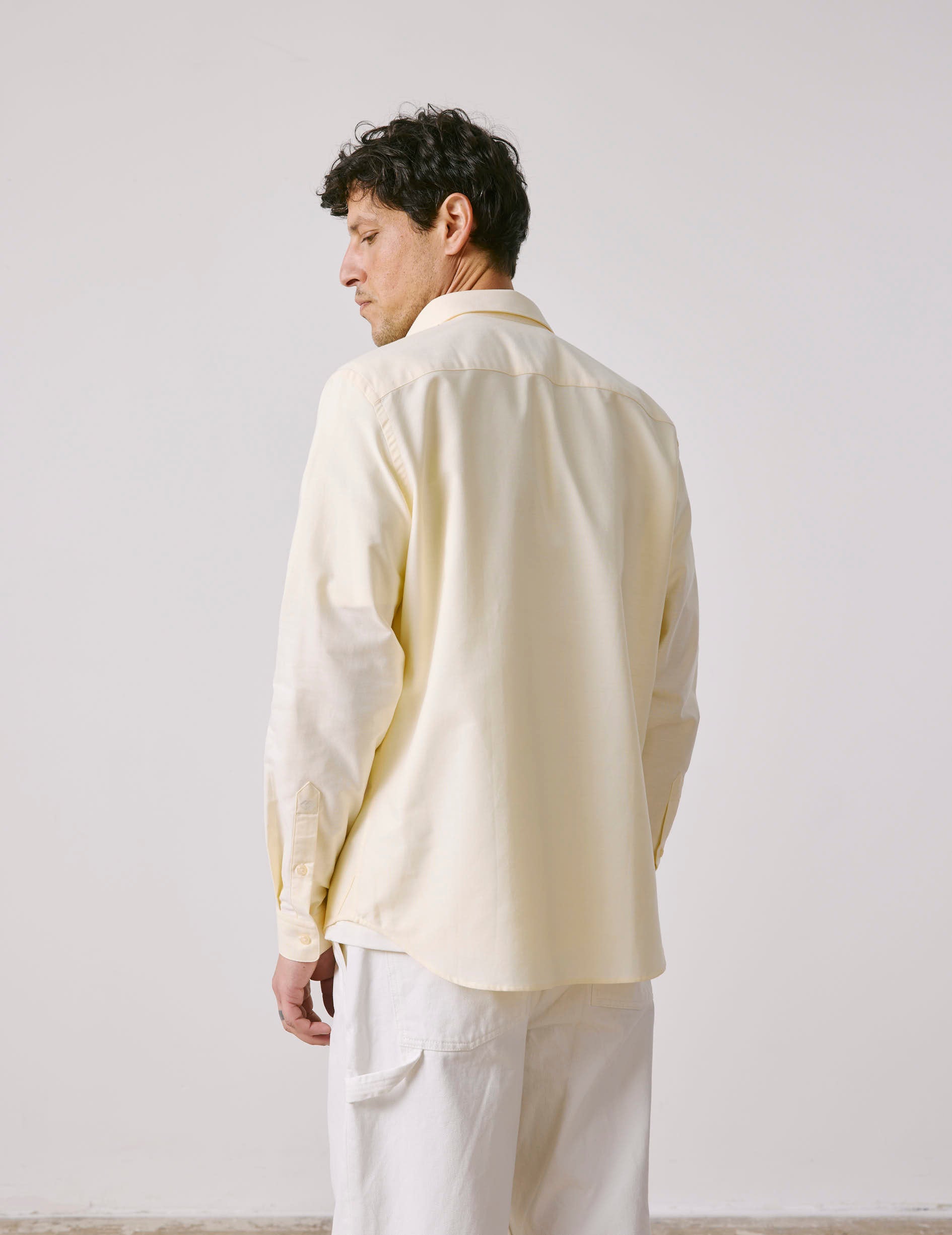 Yellow Gabriel shirt - Oxford - American Collar