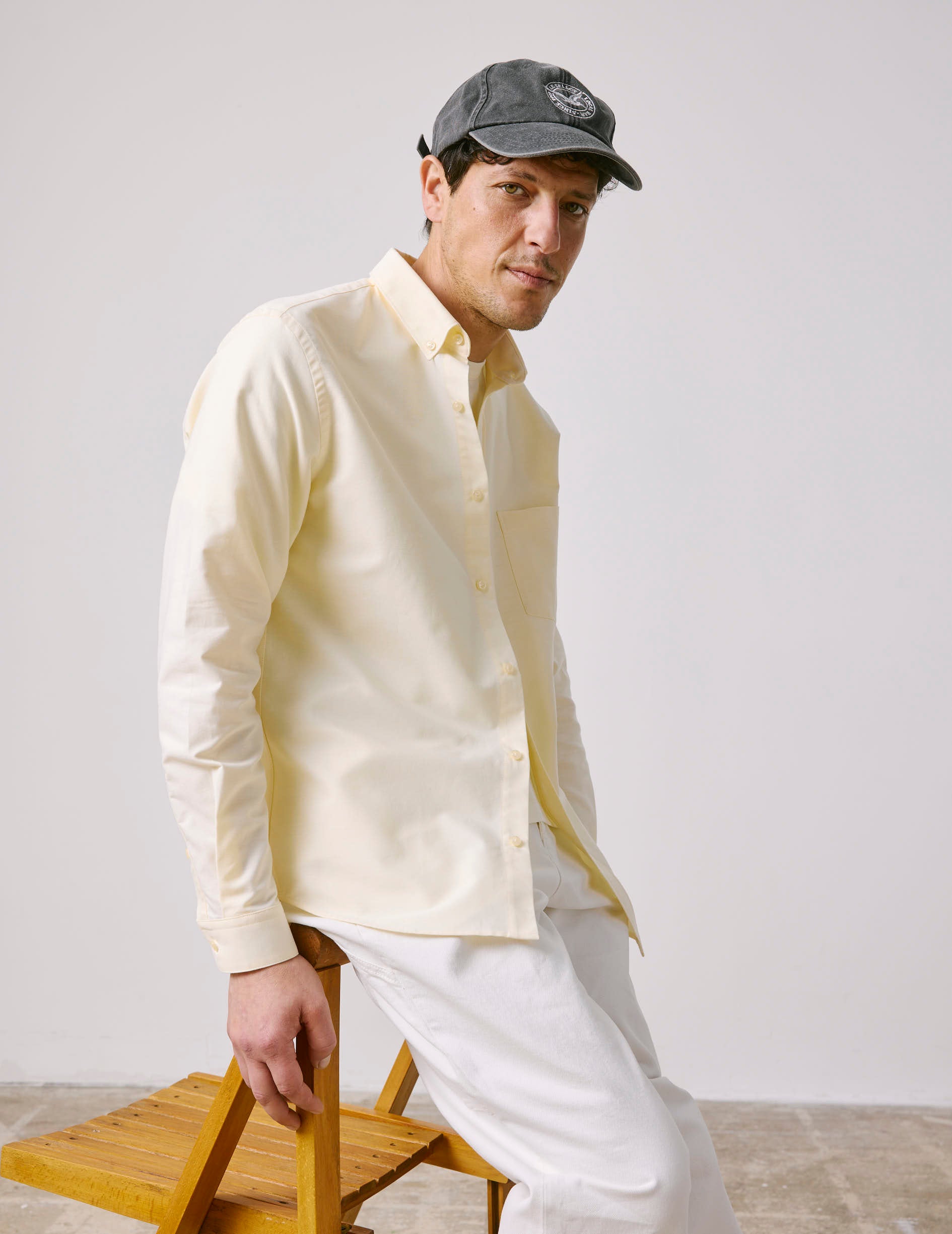 Yellow Gabriel shirt - Oxford - American Collar