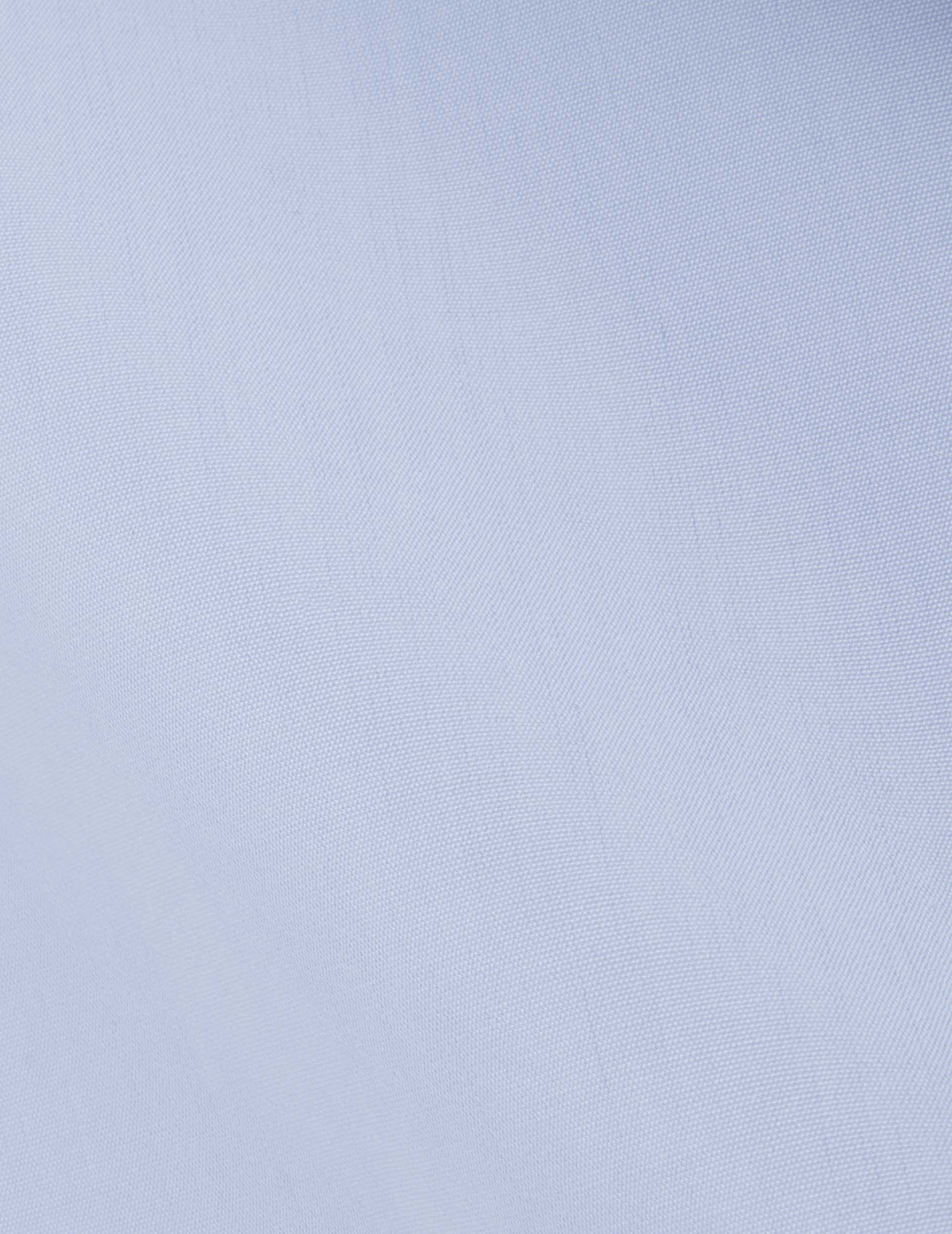 Louis pajamas in blue poplin embroidered with "Je t'aime"