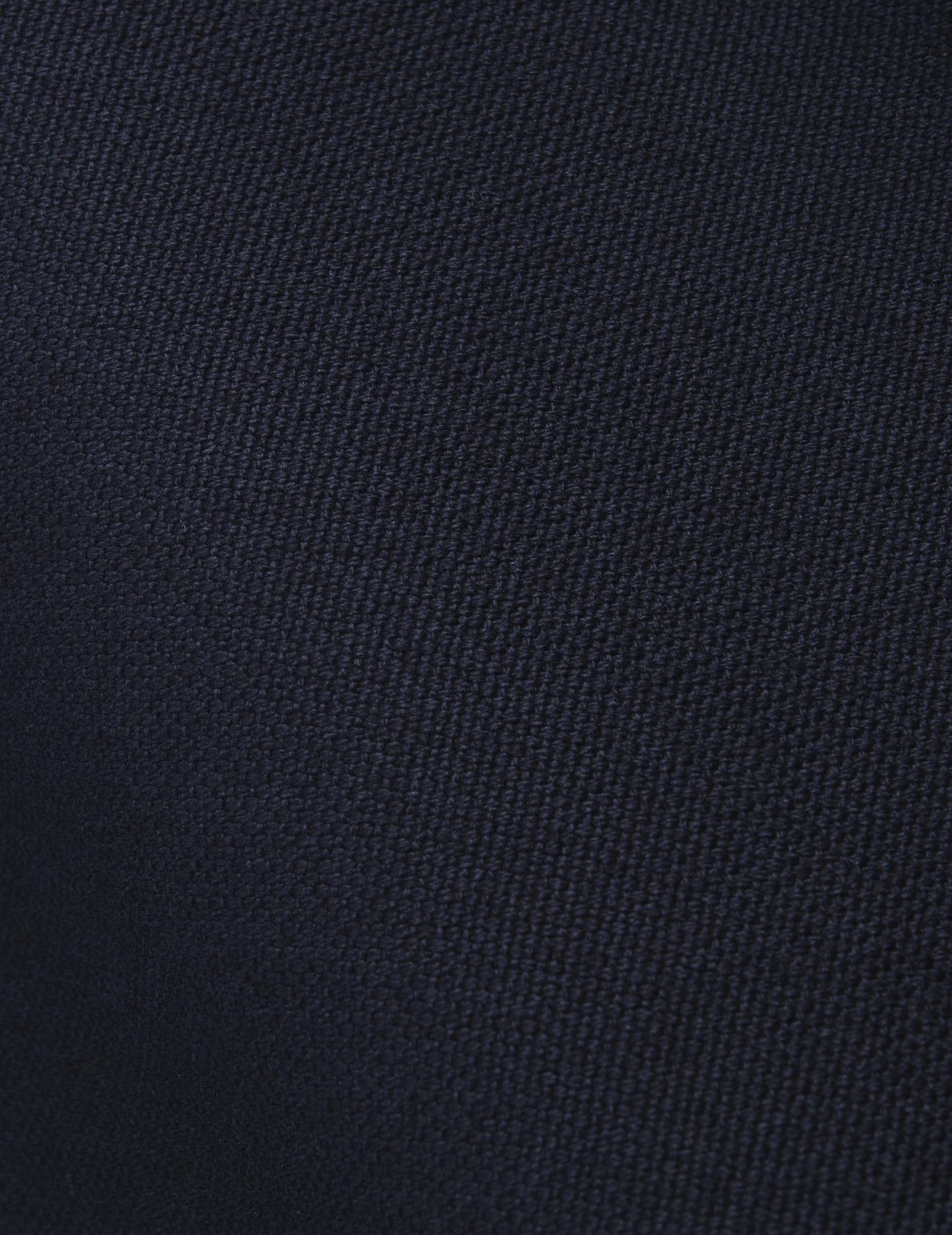 Mael navy cotton canvas overshirt - Canvas - chemise Collar