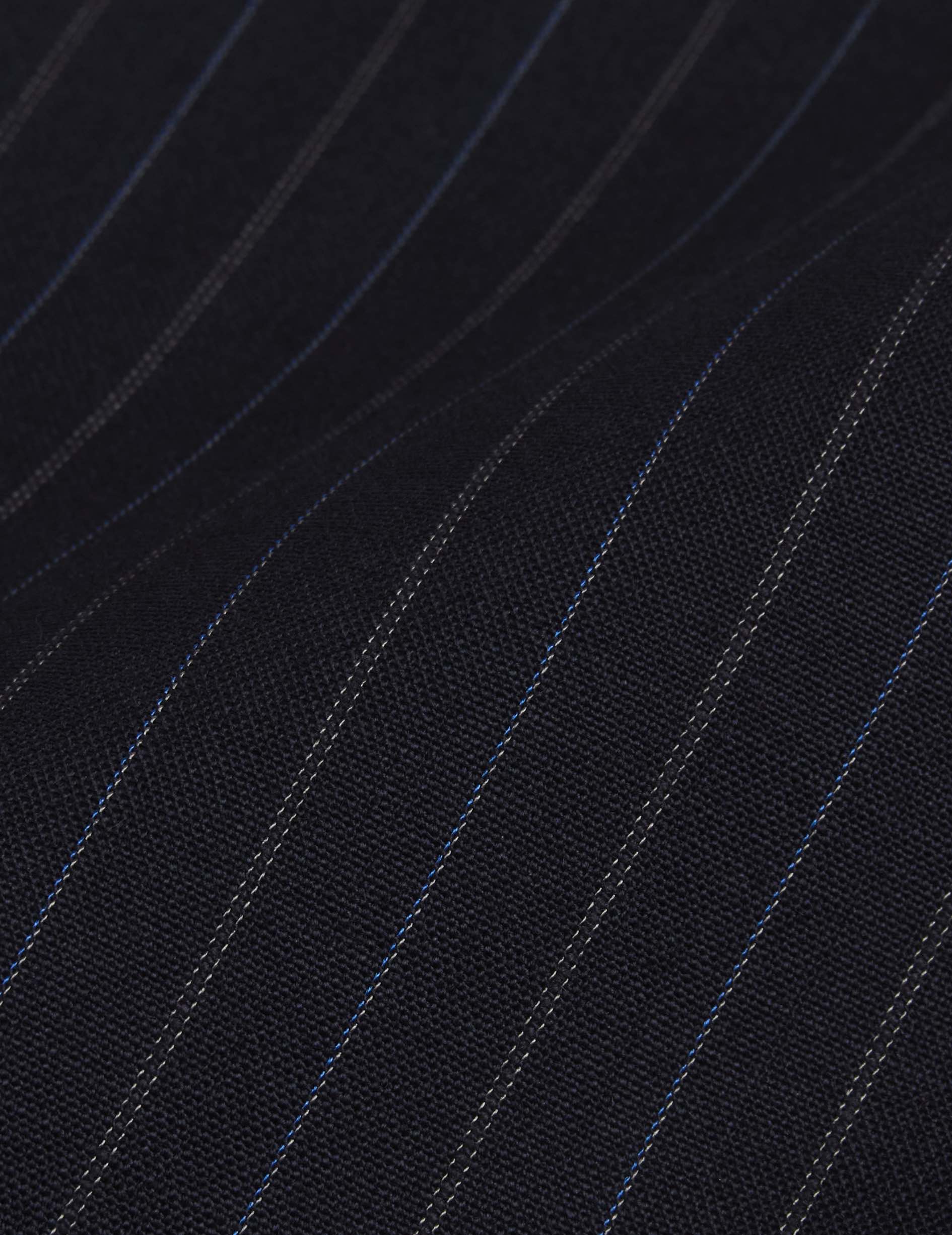 Marlon navy virgin wool suit jacket